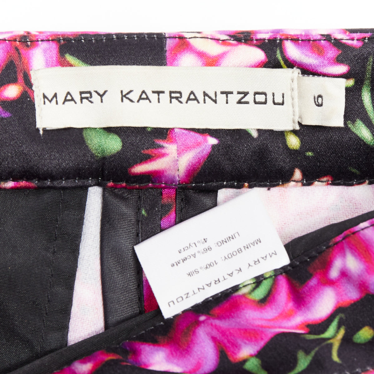 Mary Katrantzou Floral Silk Shorts - Image 10