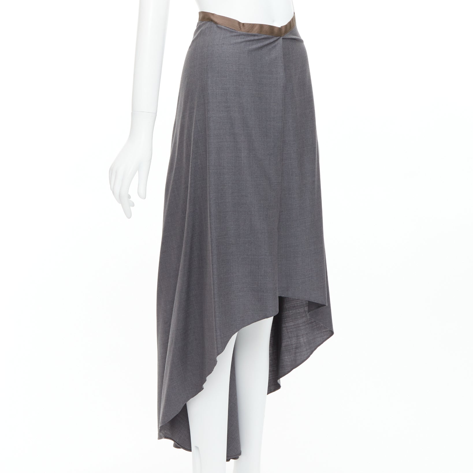 Brunello Cucinelli High Low Skirt