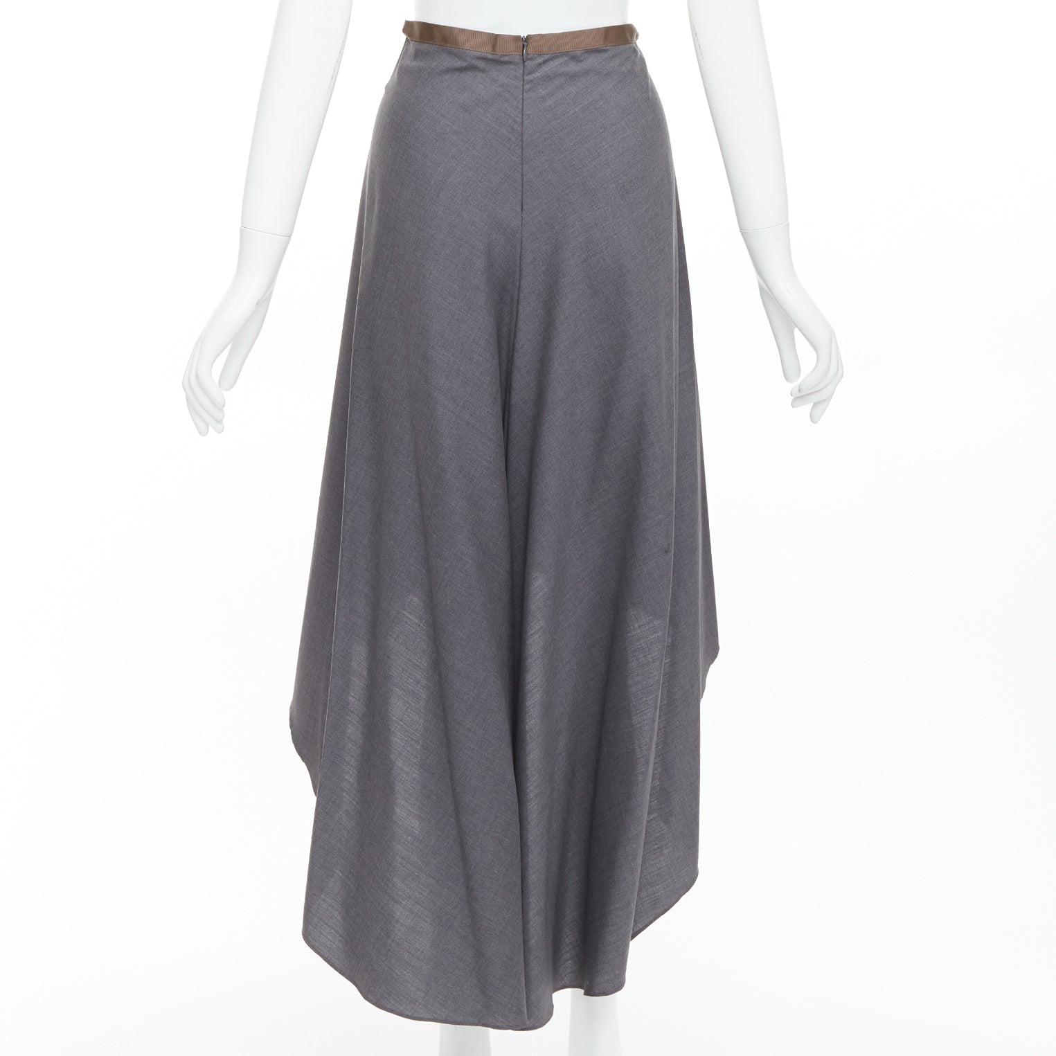 Brunello Cucinelli High Low Skirt - Side view