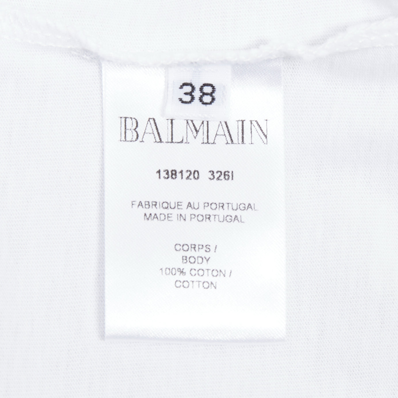 Balmain Gold Foil Logo Tee - Image 10
