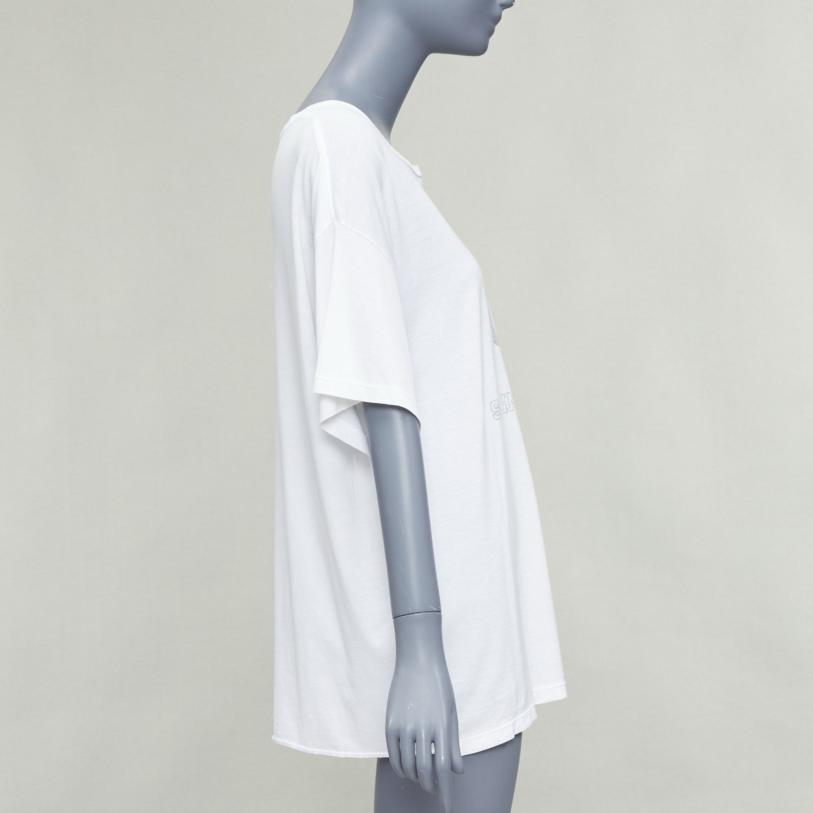 Saint Laurent Varsity Logo Tee - 4