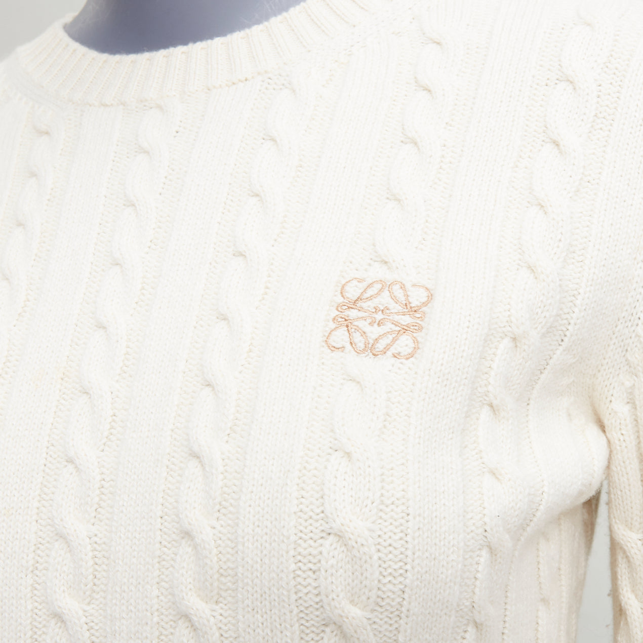 Loewe Cable Knit Sweater - Back view