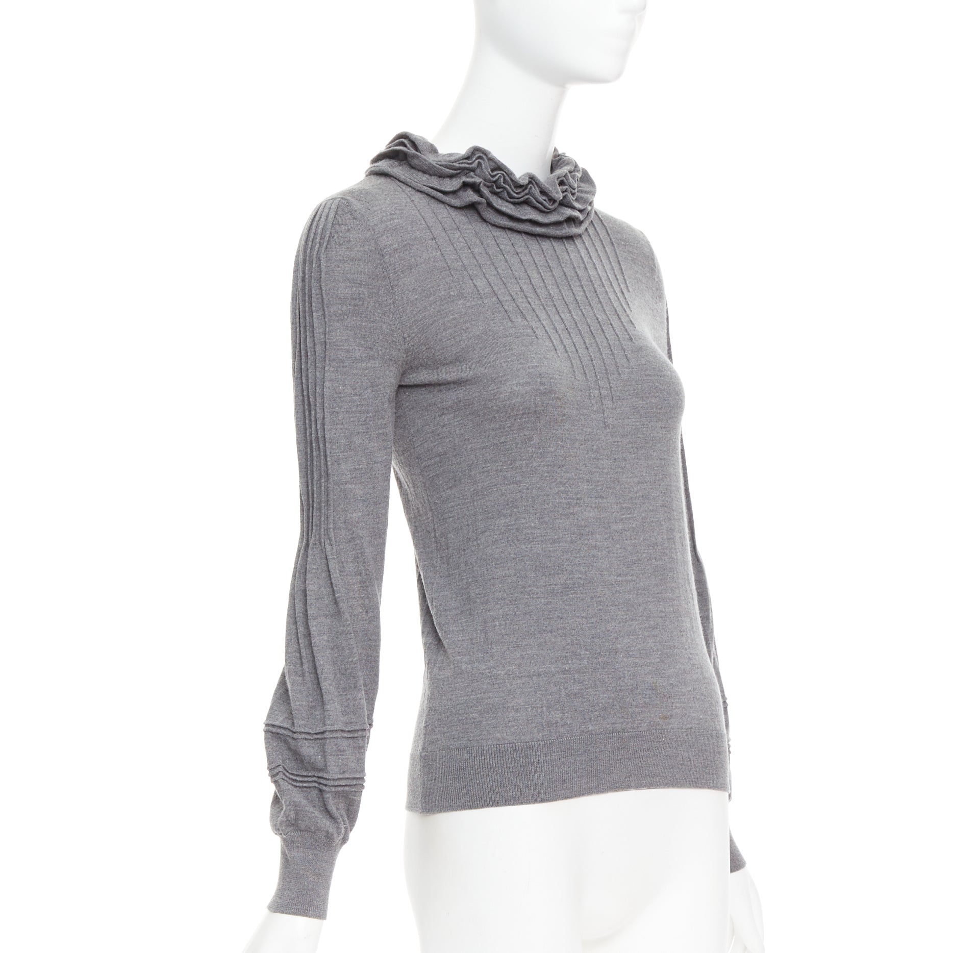 Fendi Ruffle Collar Sweater - Image 6