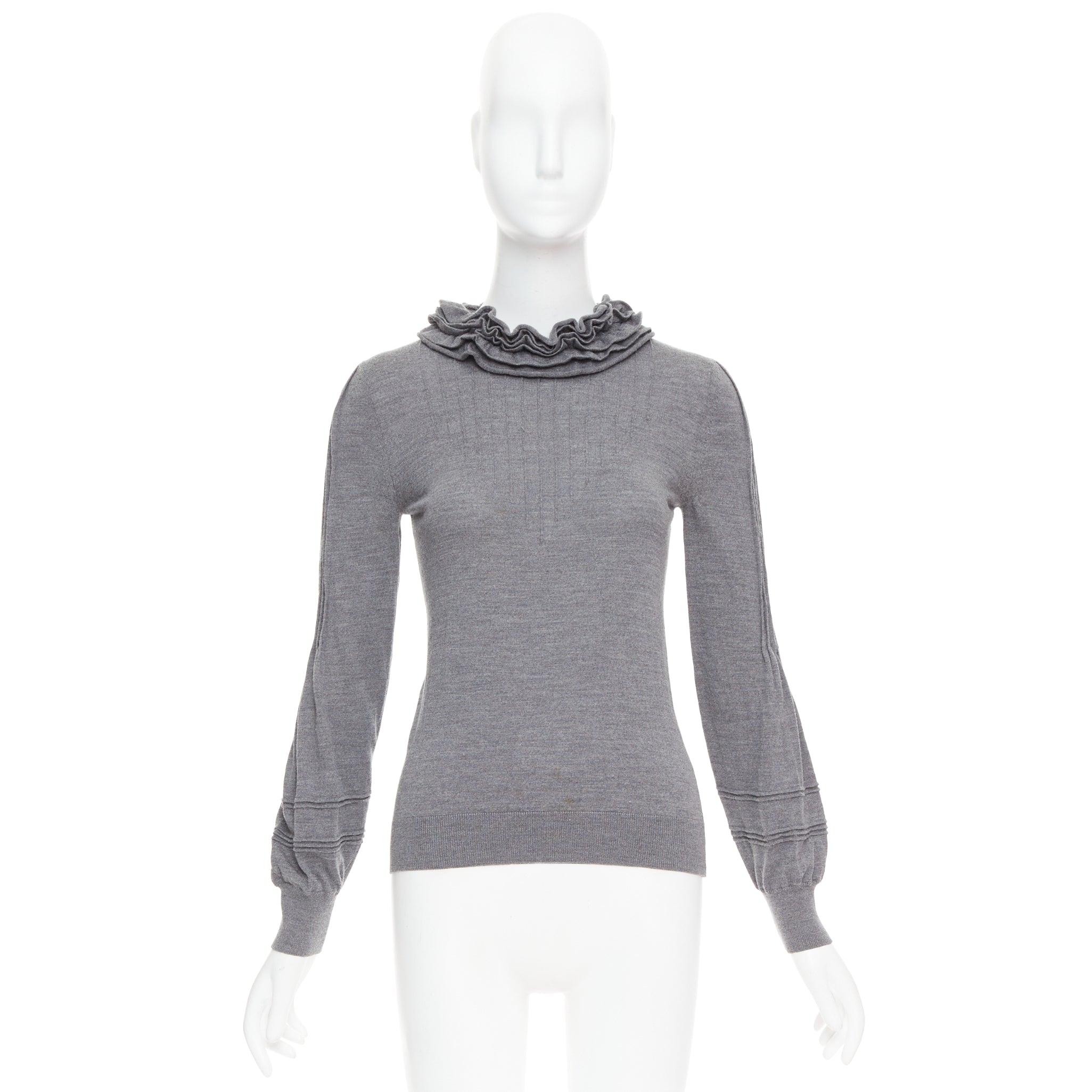 Fendi Ruffle Collar Sweater - Image 11