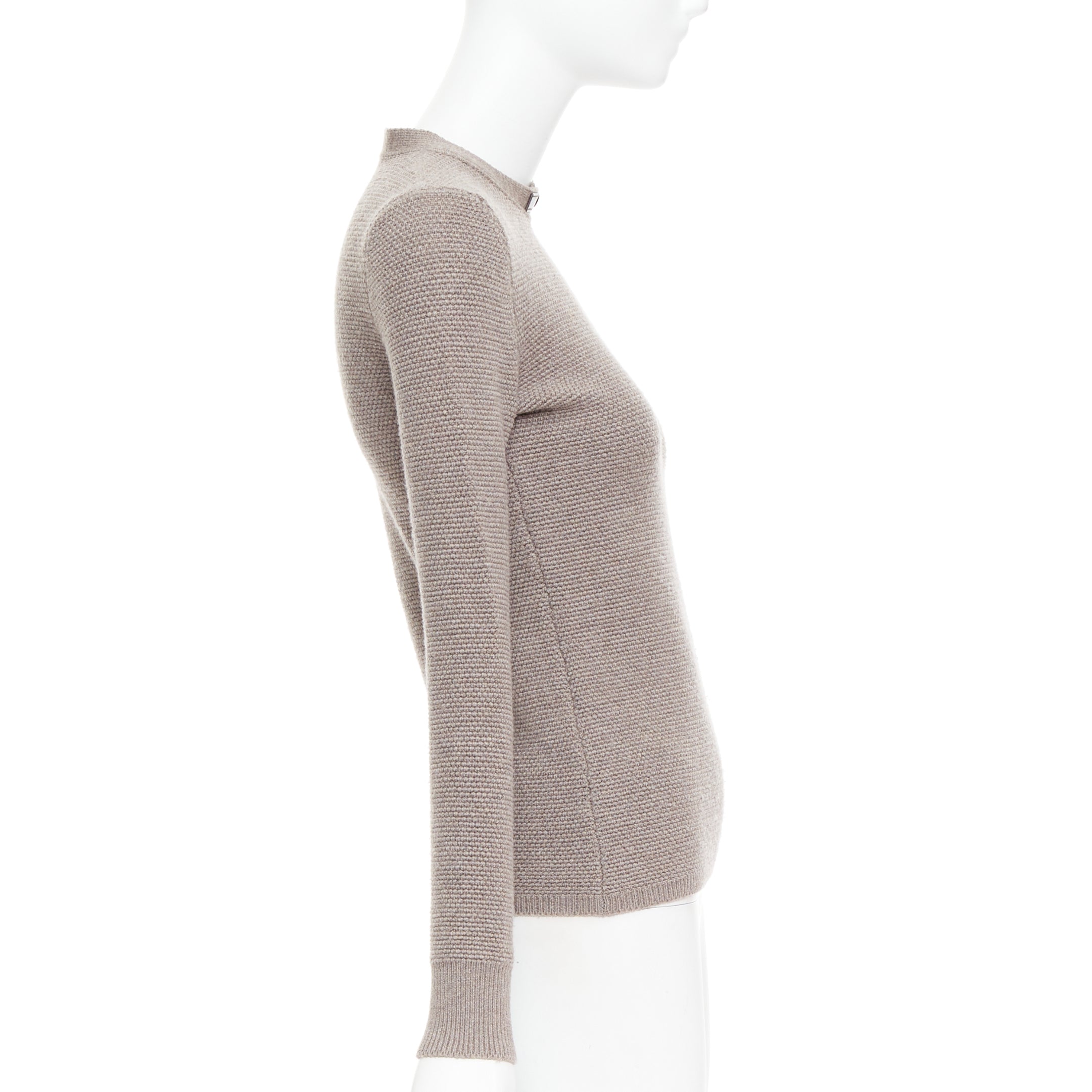 Tom Ford Leather Collar Sweater - Side view