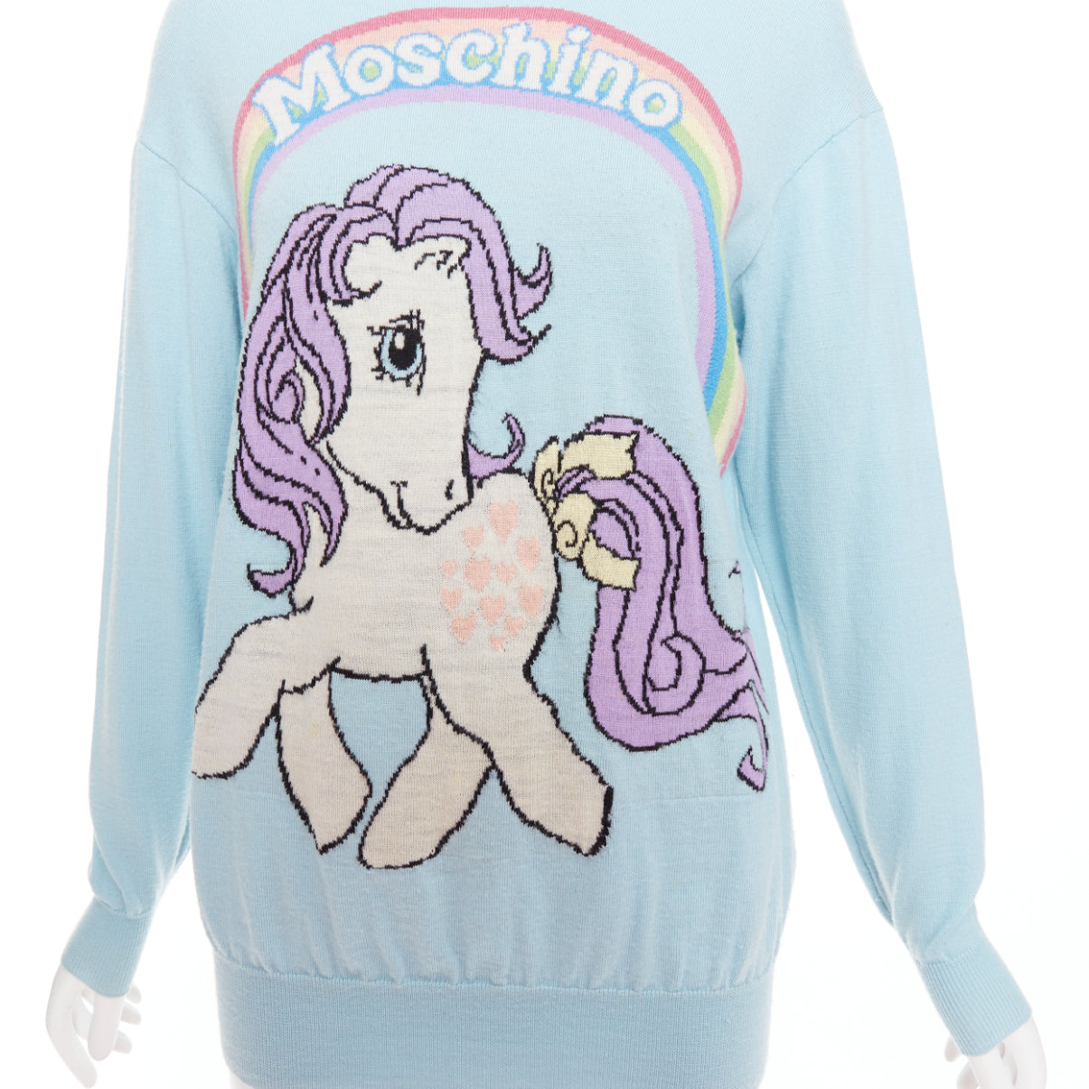 Moschino Rainbow Logo Sweater - Detail 2