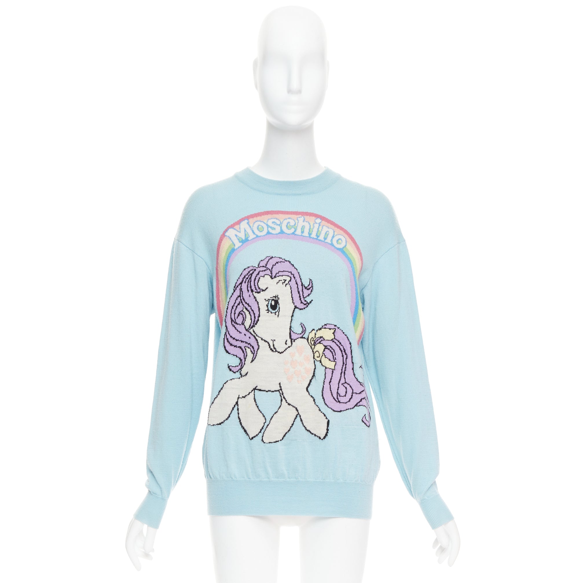 Moschino Rainbow Logo Sweater - Image 11