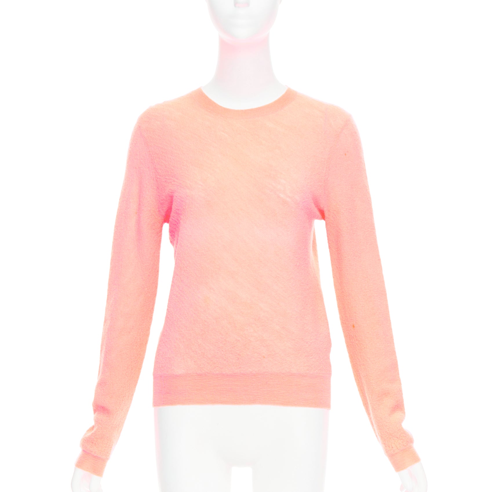 Celine Neon Coral Sweater