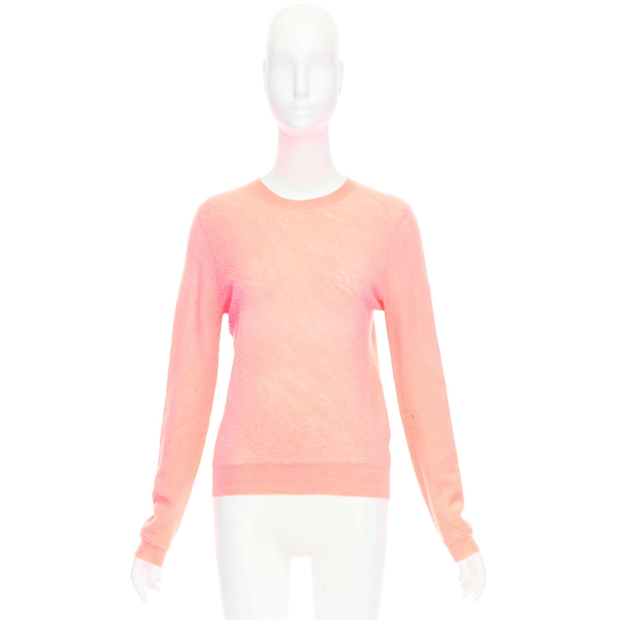 Celine Neon Coral Sweater - Image 11