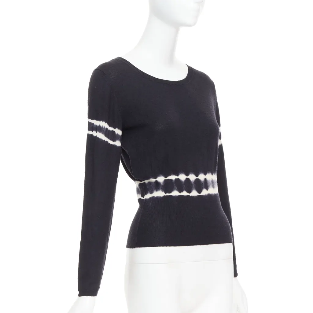 Miu Miu Tie Dye Pullover Black Cashmere Good - Inside View