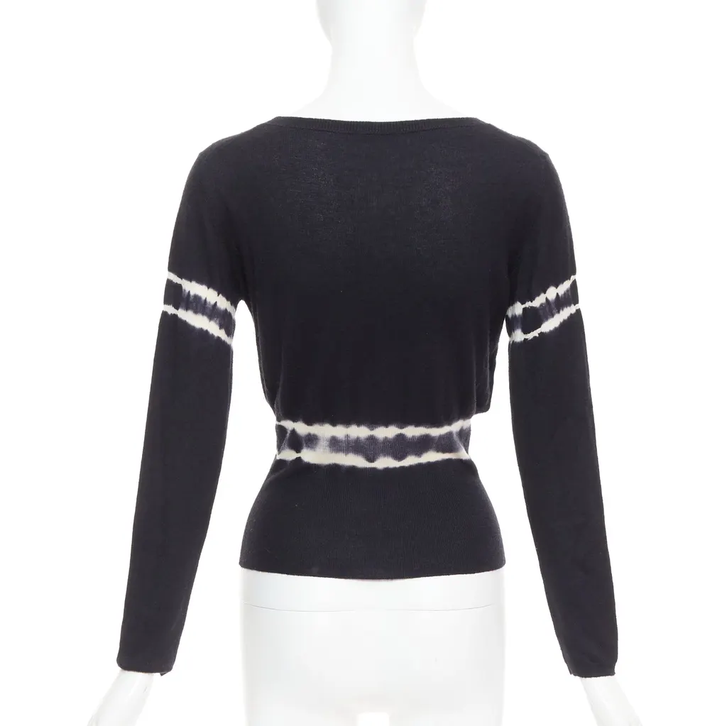 Miu Miu Tie Dye Pullover Black Cashmere Good - Box View