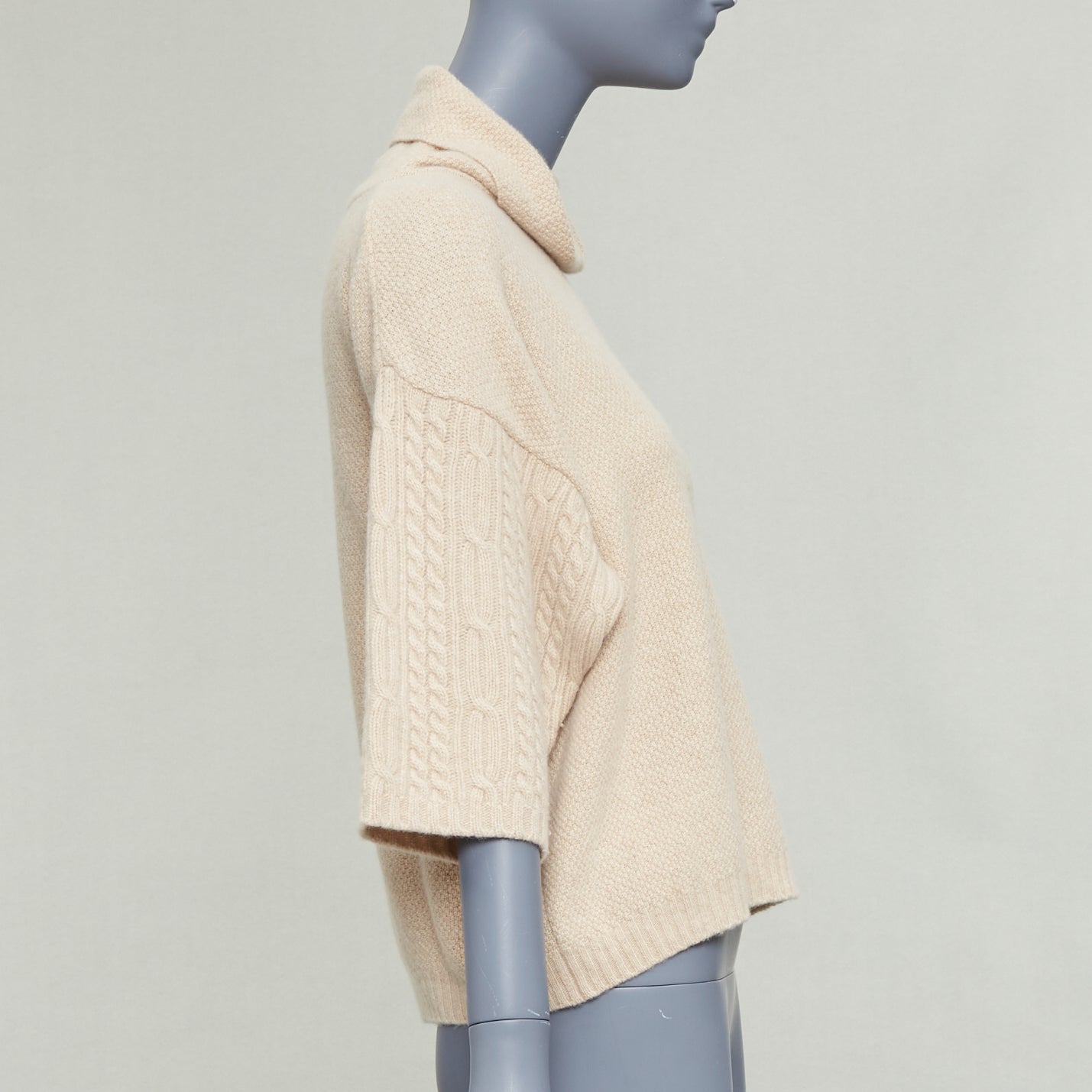 Max Mara Cable Knit Sleeve Sweater - 4