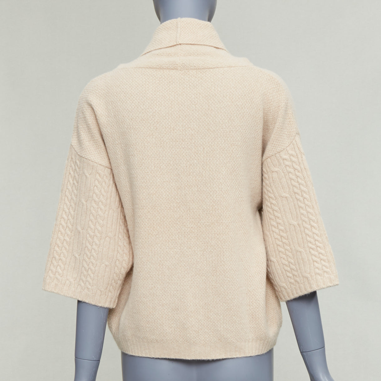 Max Mara Cable Knit Sleeve Sweater - Side view