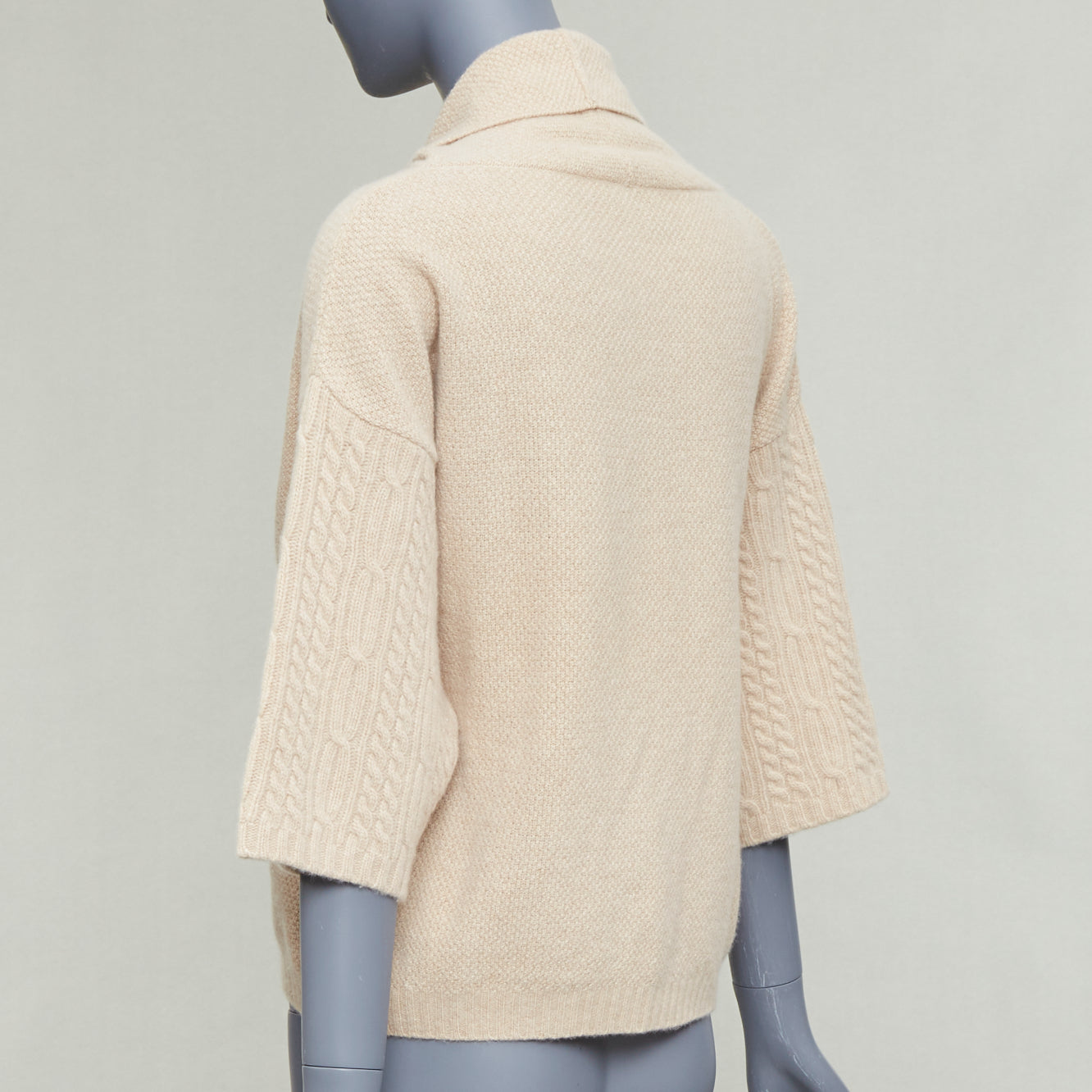 Max Mara Cable Knit Sleeve Sweater - Detail 1