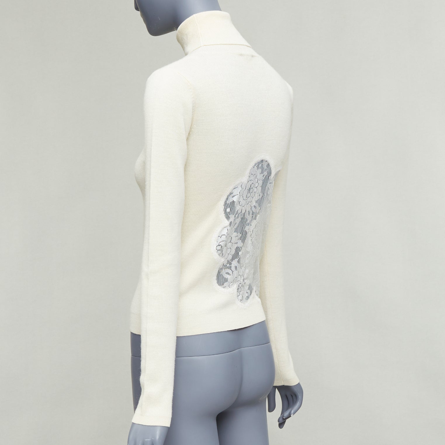 D&g Floral Lace Turtleneck - Detail 1