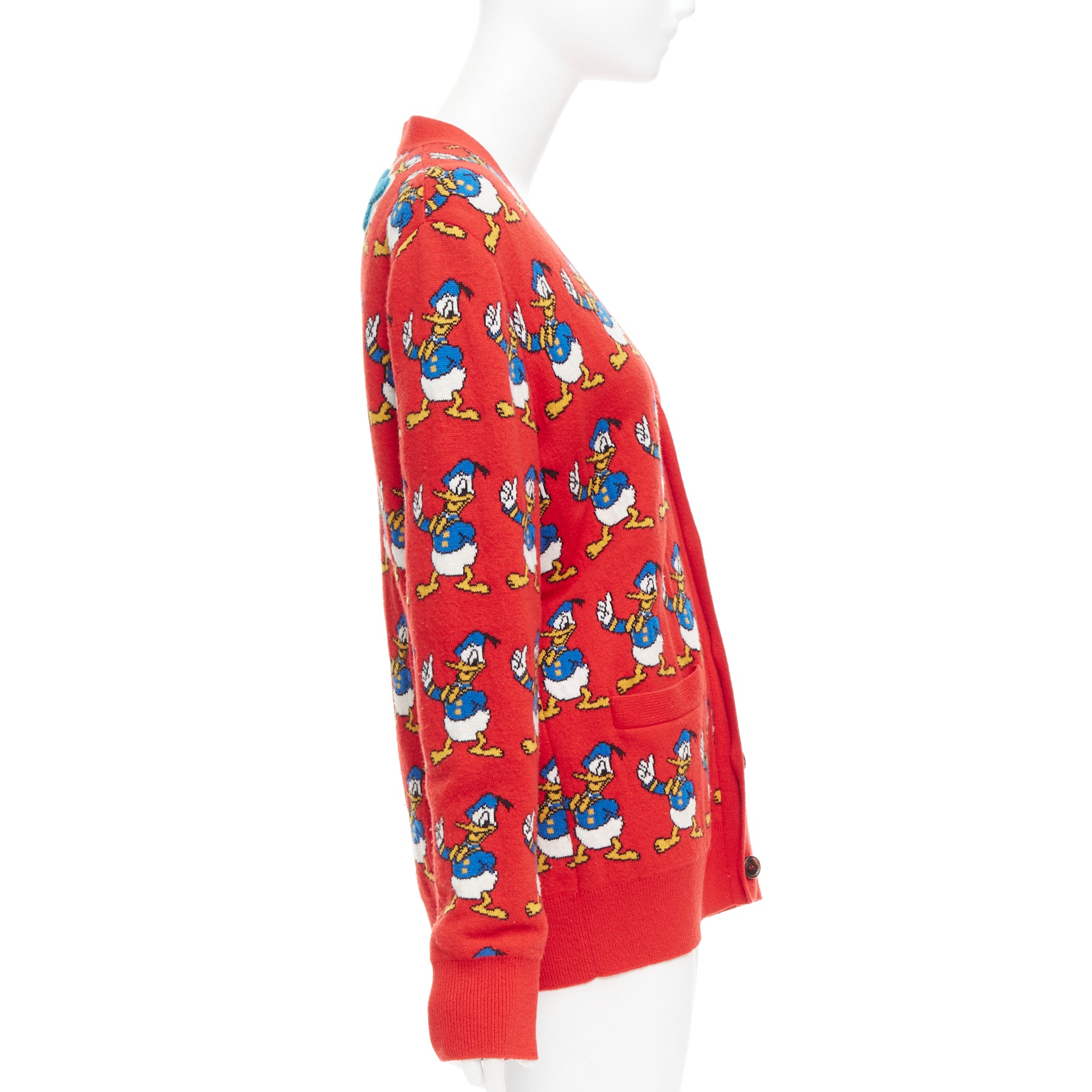 Gucci Donald Duck Cardigan - Side view