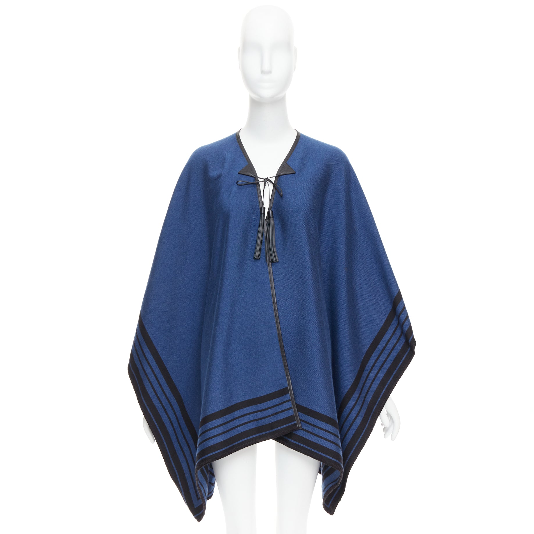Louis Vuitton Cashmere Tassel Poncho - Image 11