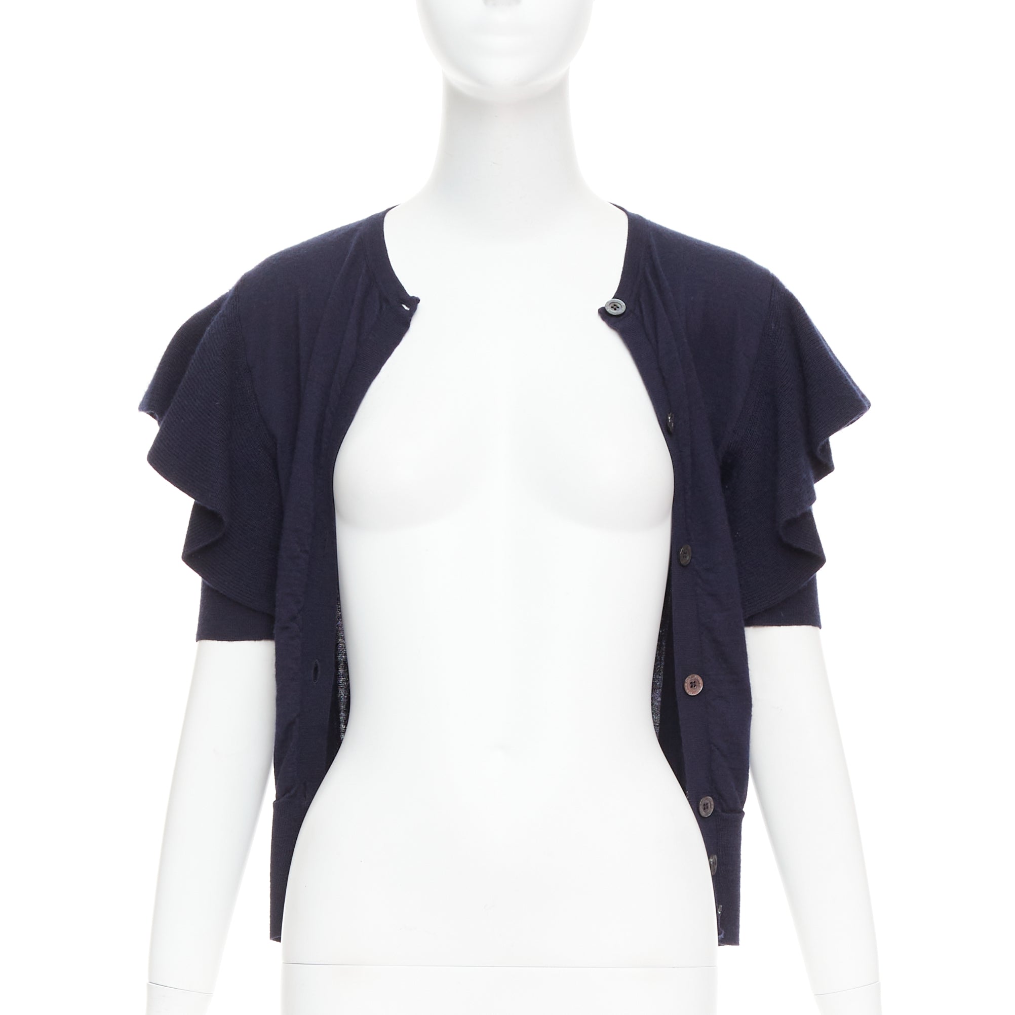 Viktor & Rolf Ruffle Sleeve Cardigan - Image 6