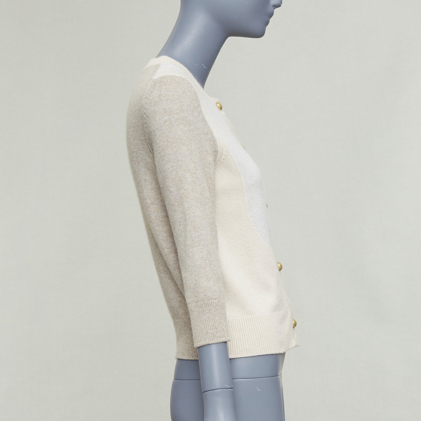 Chanel Colorblocked Cardigan - Side view