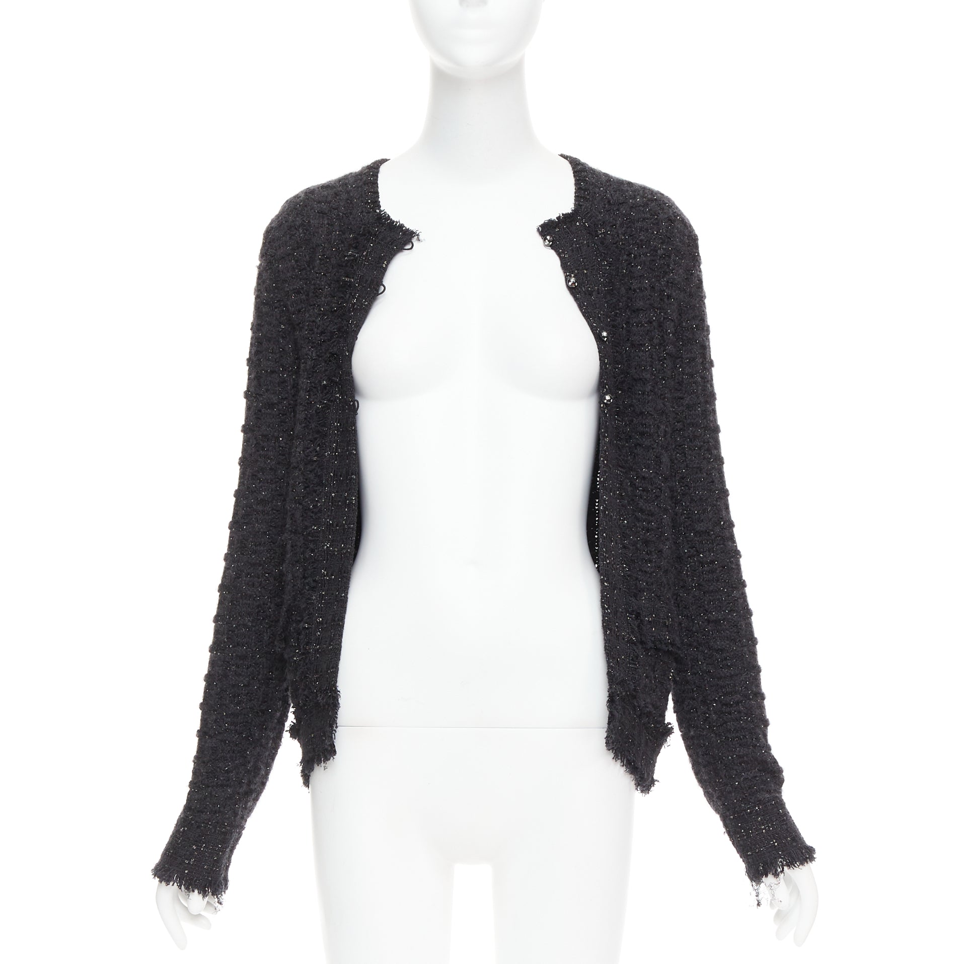 Chanel Metallic Tweed Cardigan - Image 6