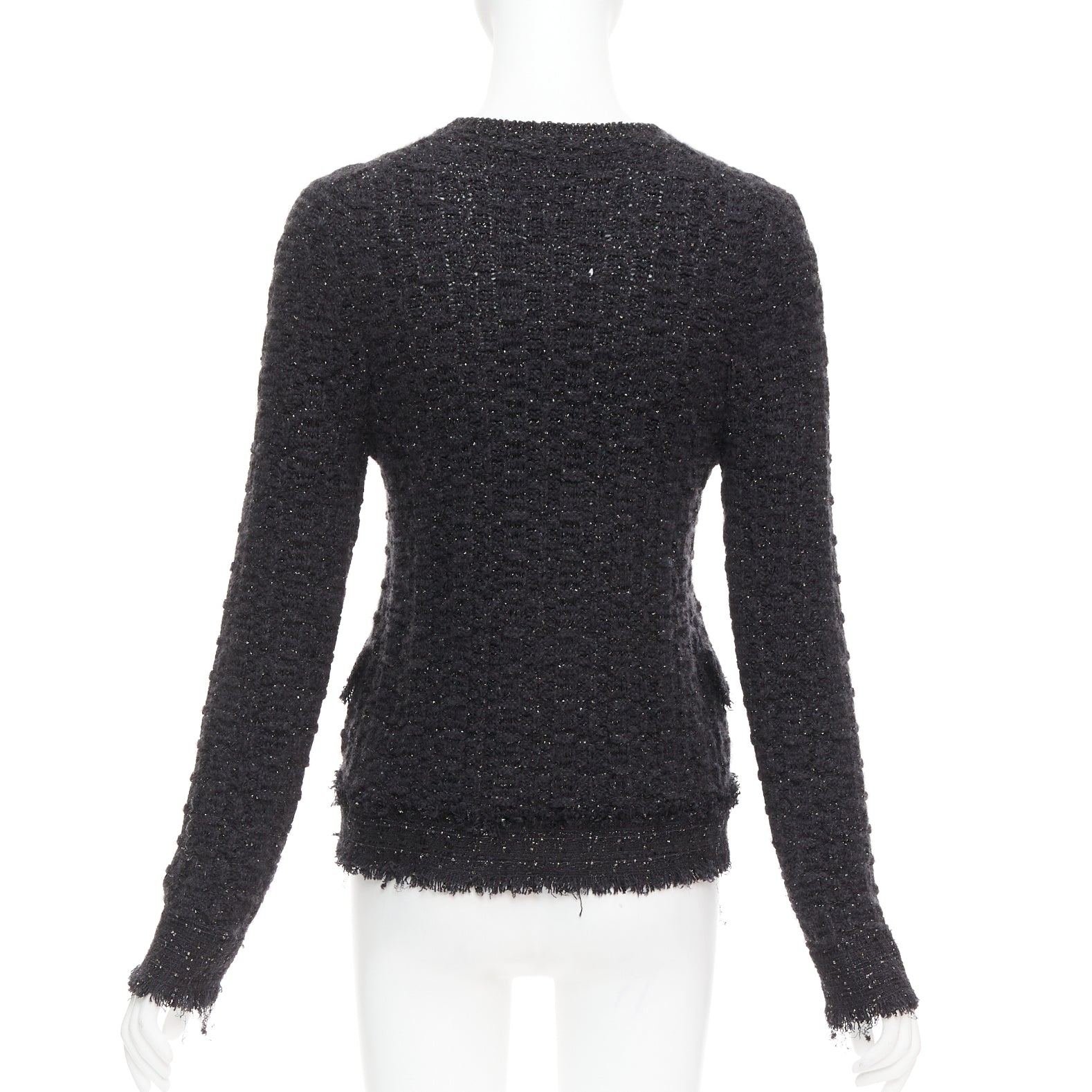 Chanel Metallic Tweed Cardigan - Detail 1