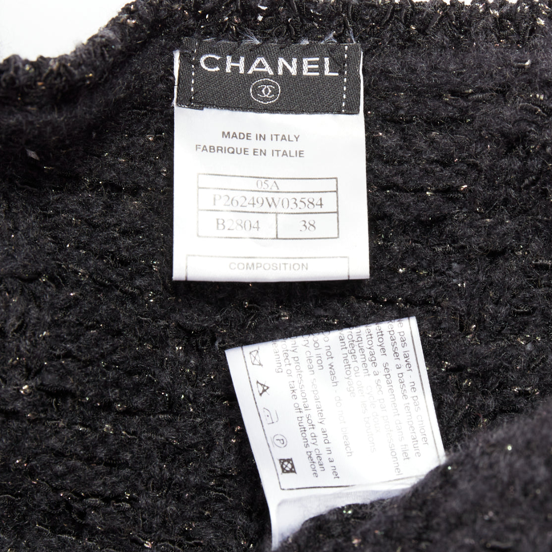Chanel Metallic Tweed Cardigan - Image 11