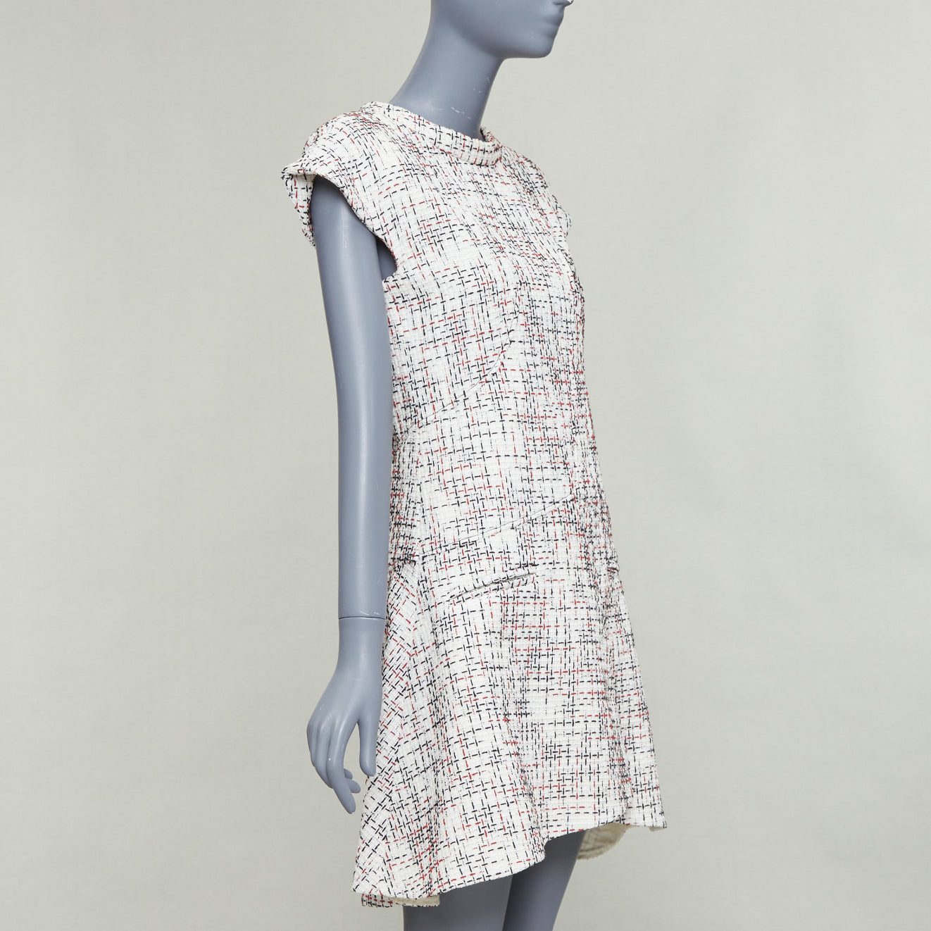 Chanel Lattice Tweed Dress - Image 6