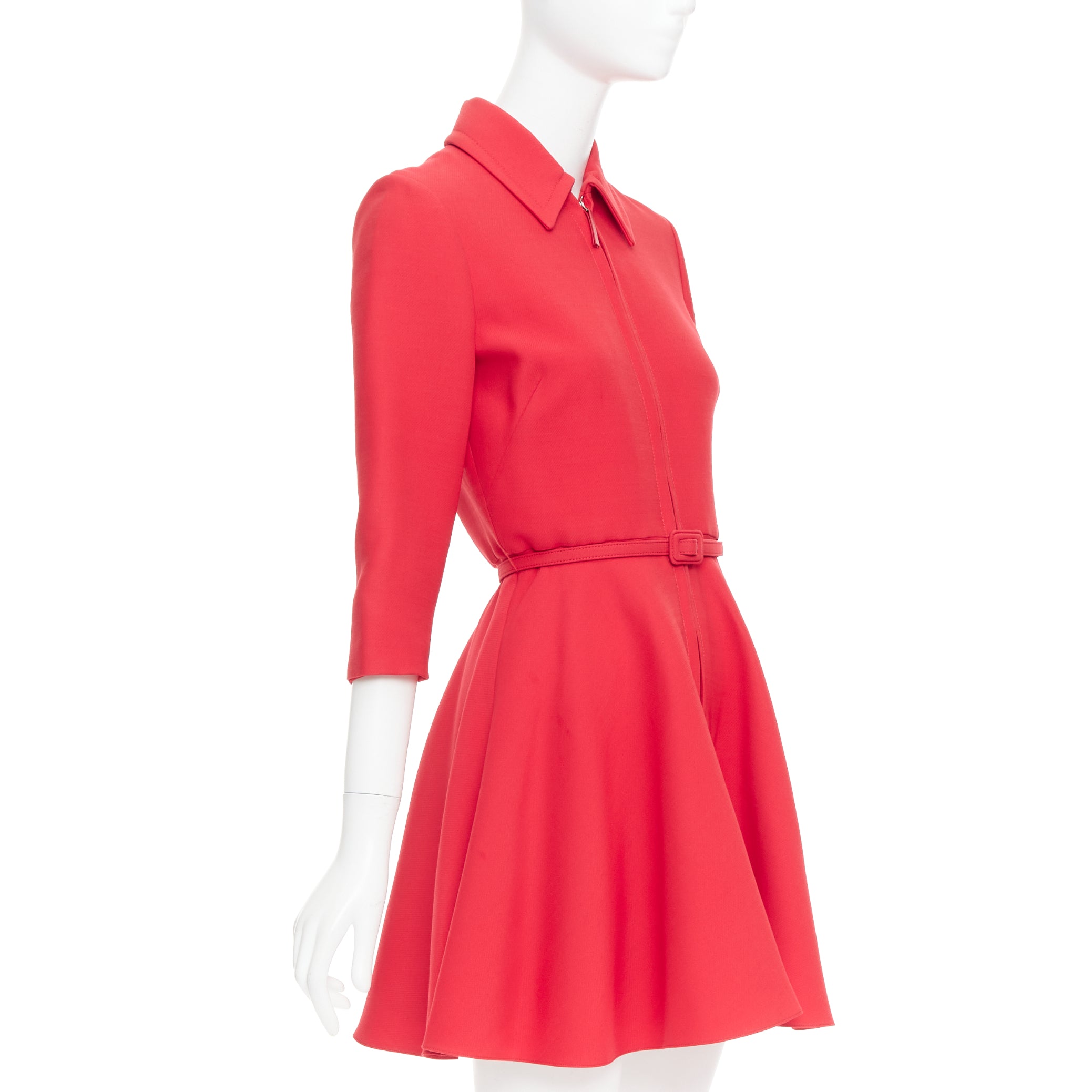 Dior Half Zip Flare Dress - Image 6