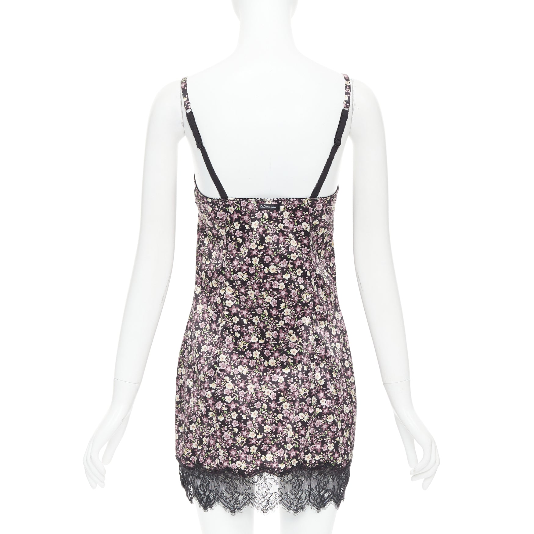 D&g Floral Slip Dress - Side view