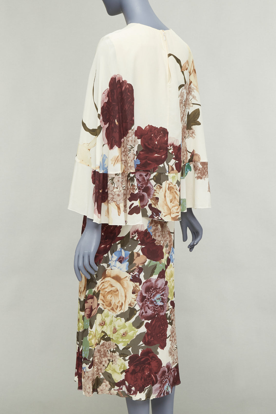 Valentino Cape Ruffle Dress - Detail 1