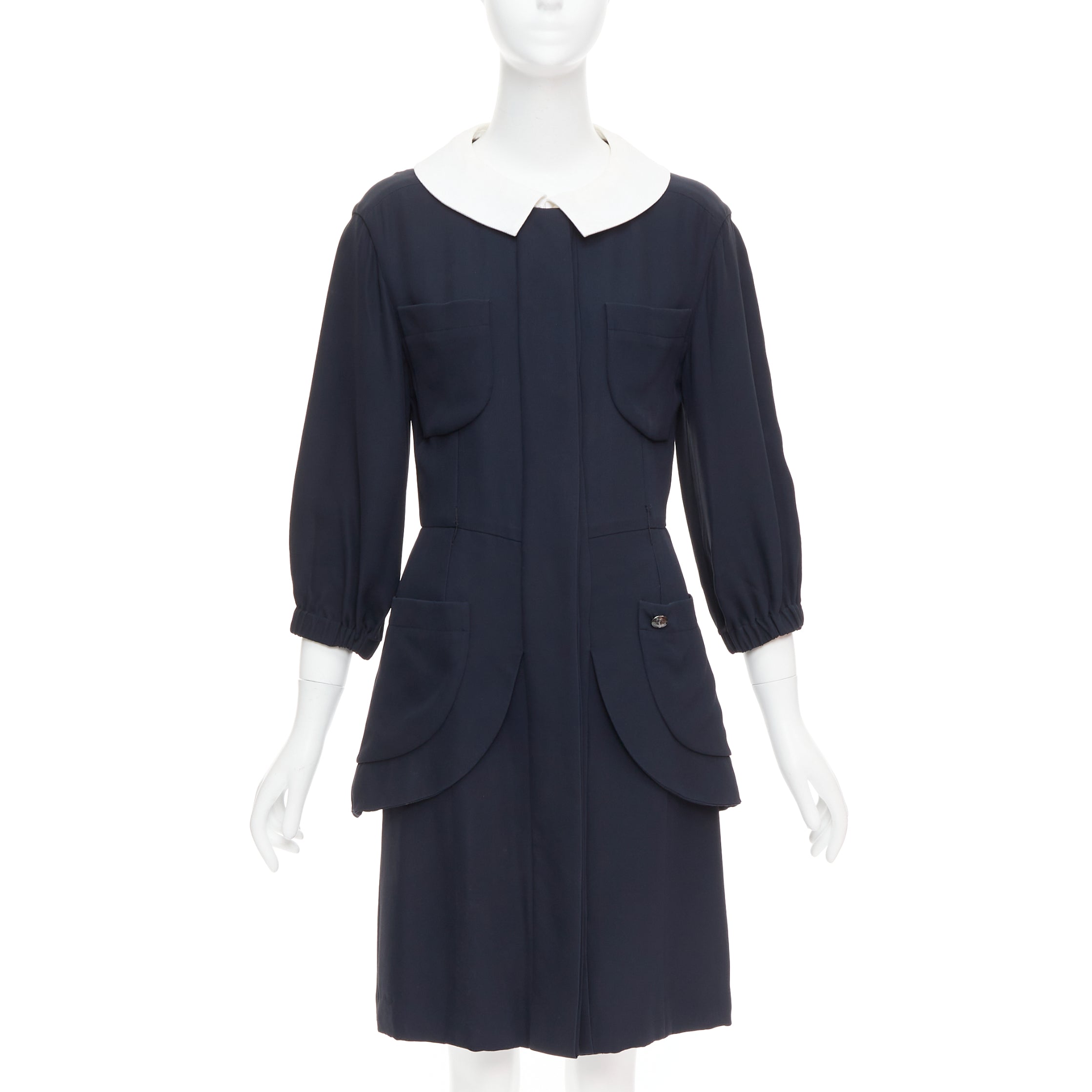 Chanel Collar Trompe Dress