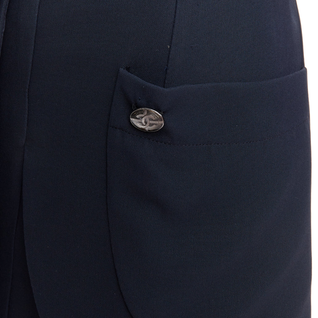 Chanel Collar Trompe Dress - Back view