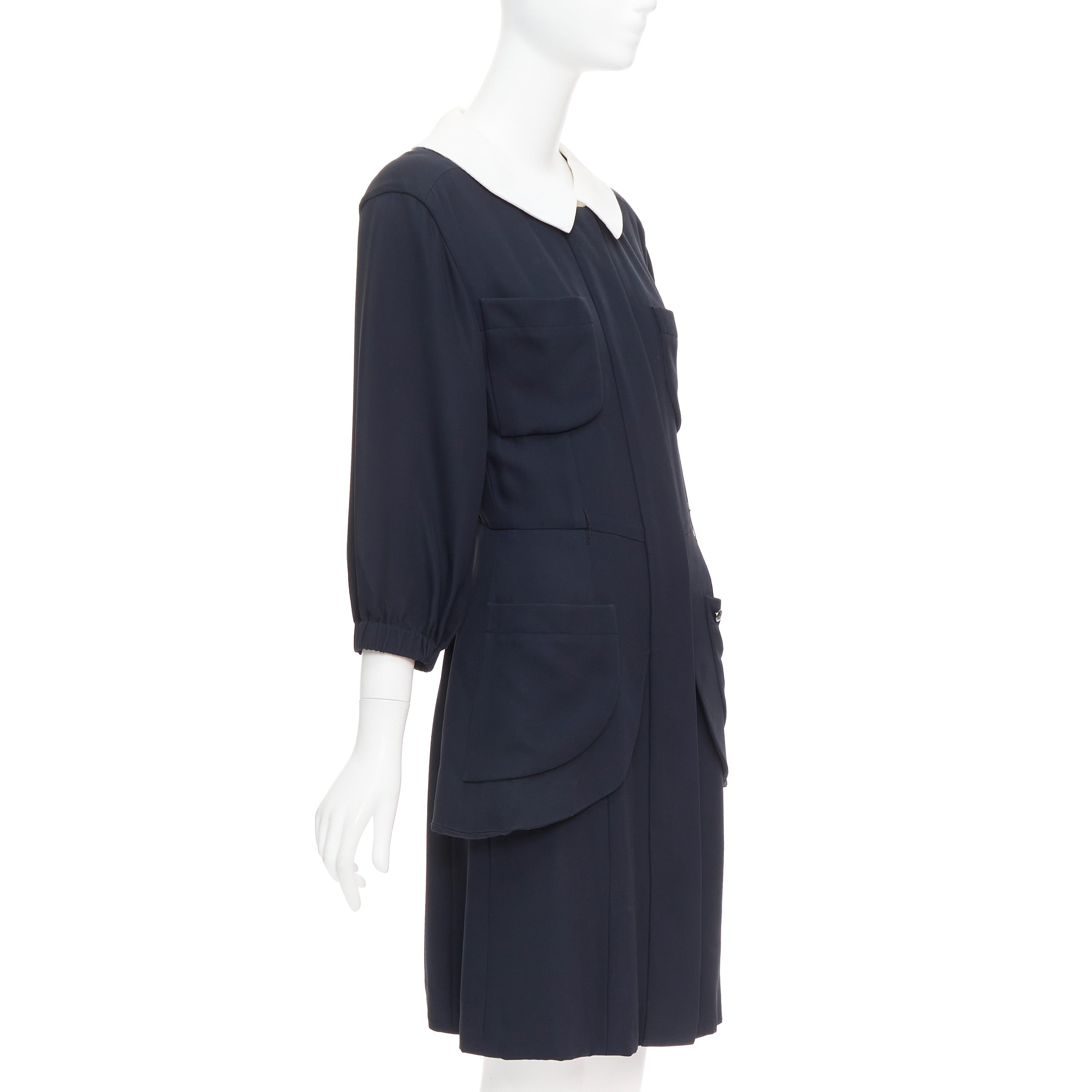 Chanel Collar Trompe Dress - Image 6