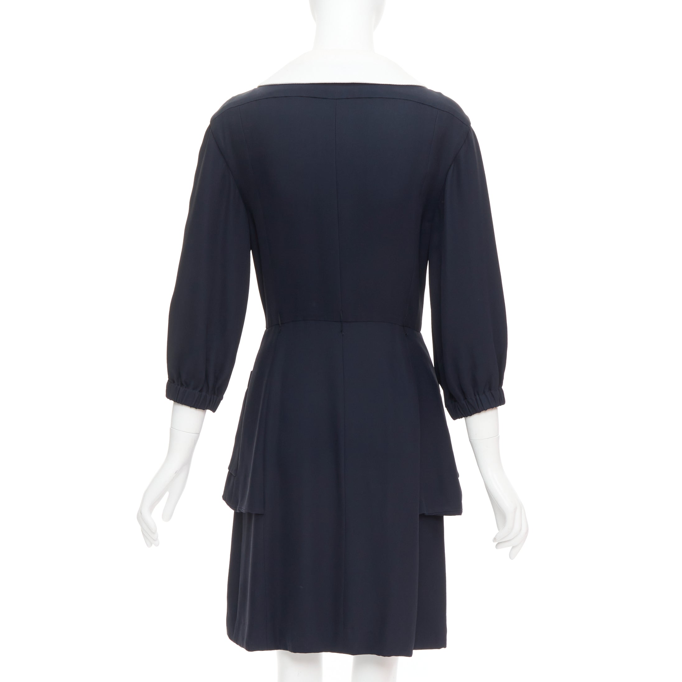 Chanel Collar Trompe Dress - Side view