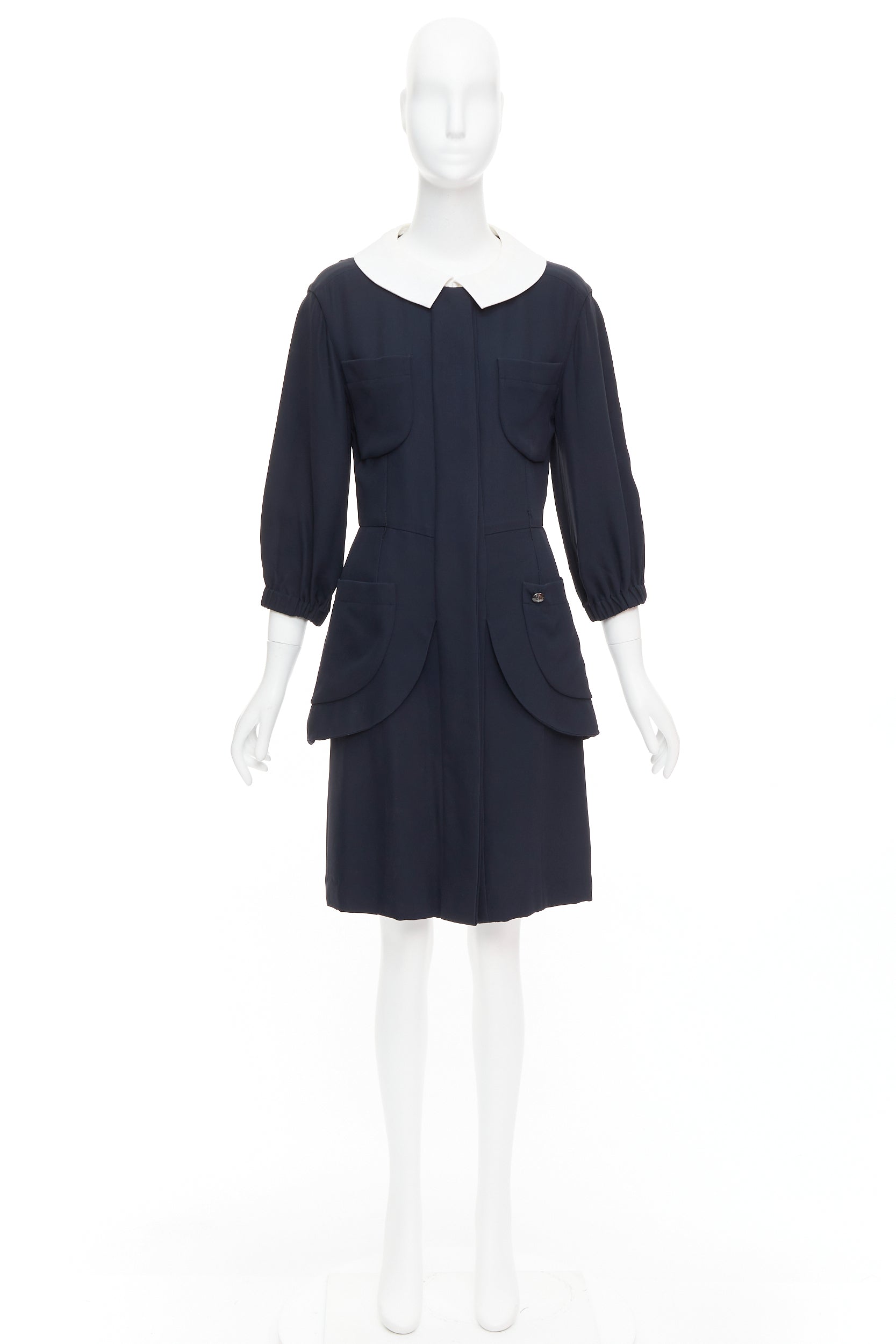 Chanel Collar Trompe Dress - Image 12