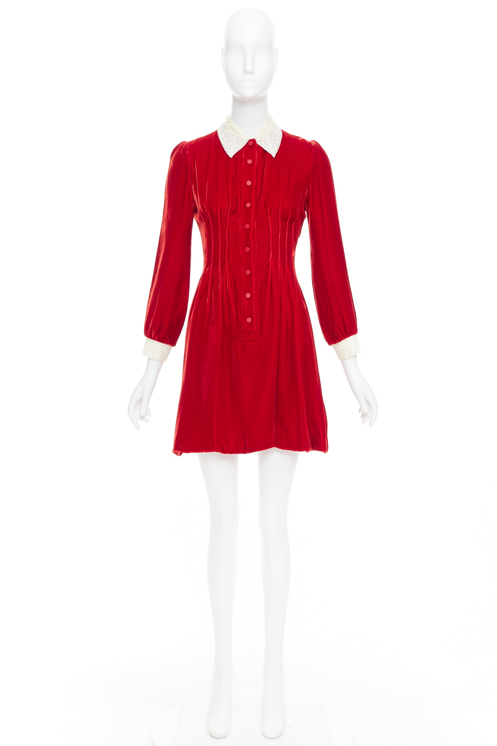 Dior Crushed Velvet Dress - Image 11