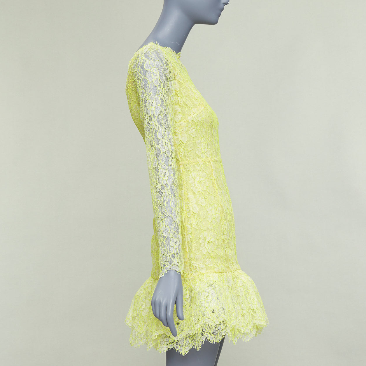 Valentino Lace Tulle Mini Dress - 4