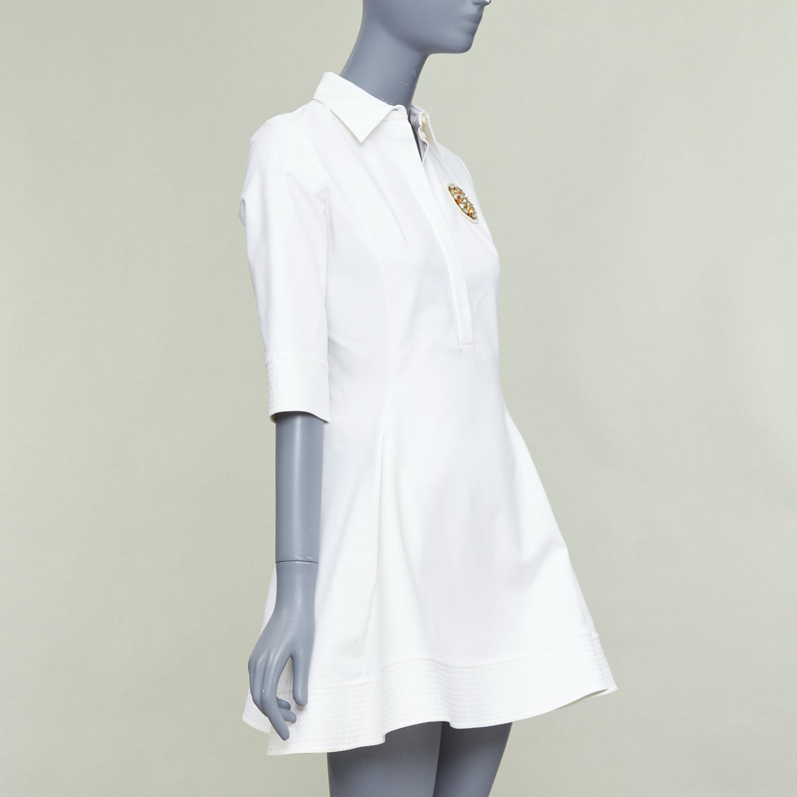 Dior Crystal Brooch Dress - Image 6