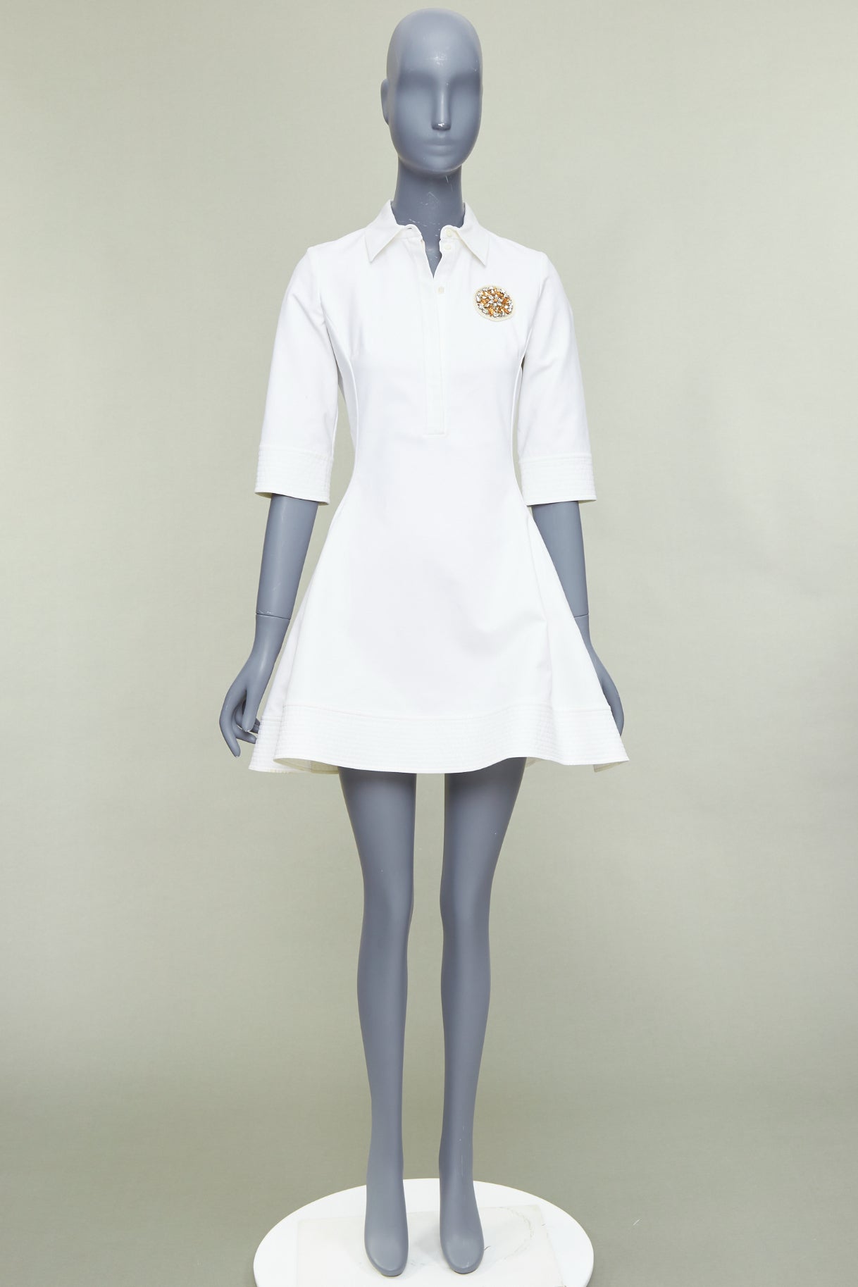 Dior Crystal Brooch Dress - Image 11