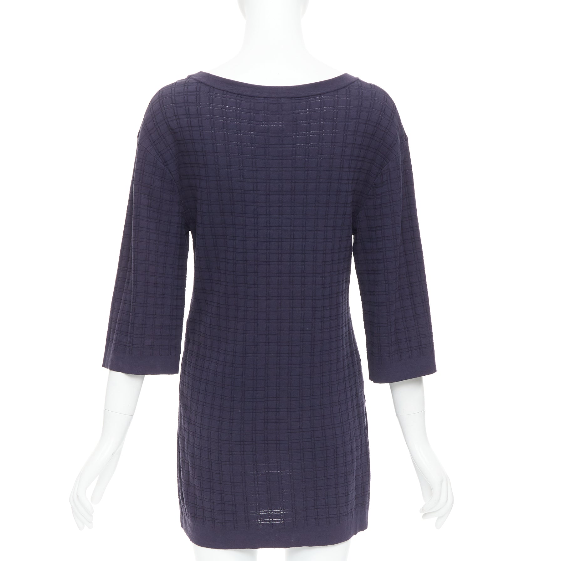 Chanel Grid Knit Mini Dress - Side view