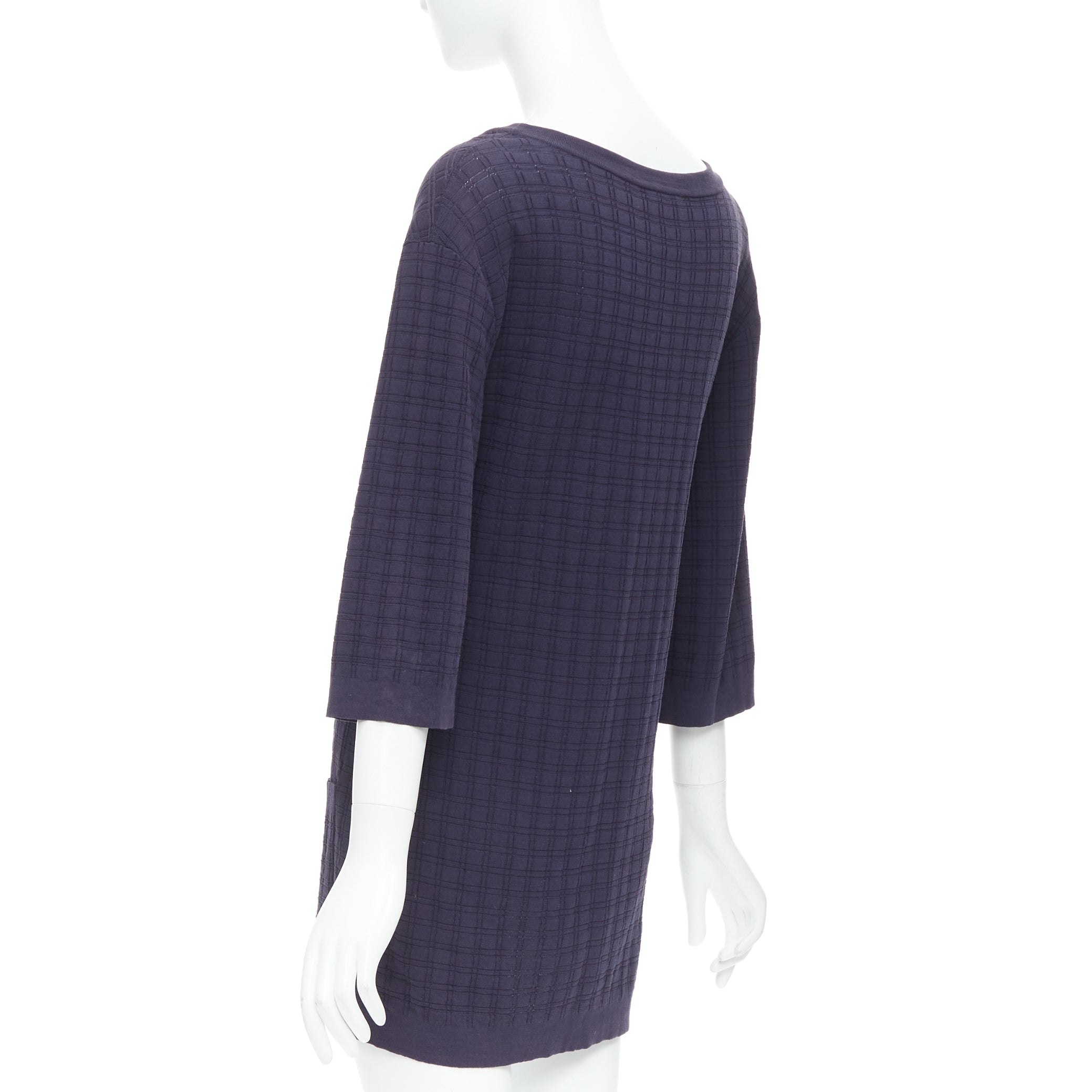 Chanel Grid Knit Mini Dress - Detail 1
