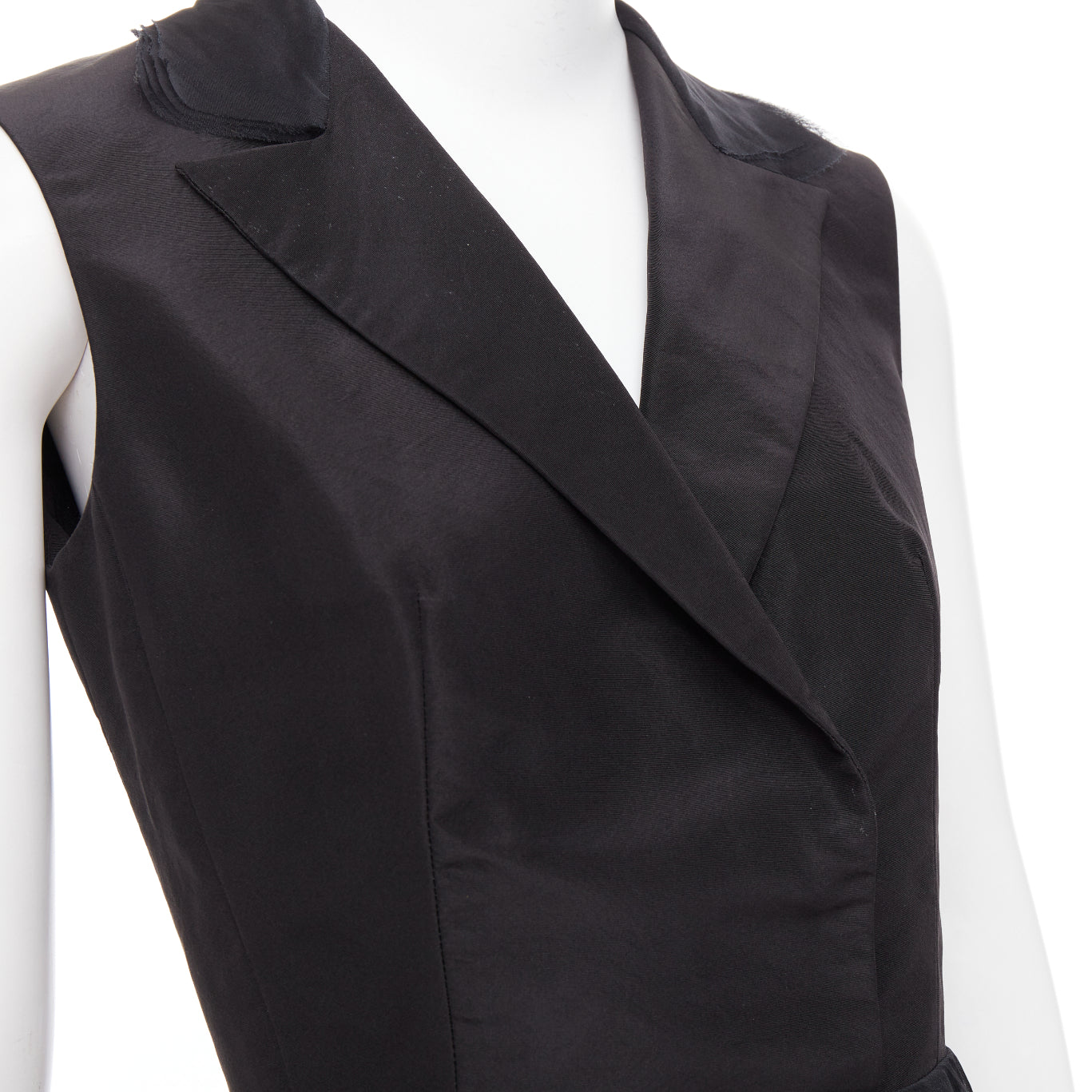 Oscar De La Renta Tiered Puff Dress - Back view