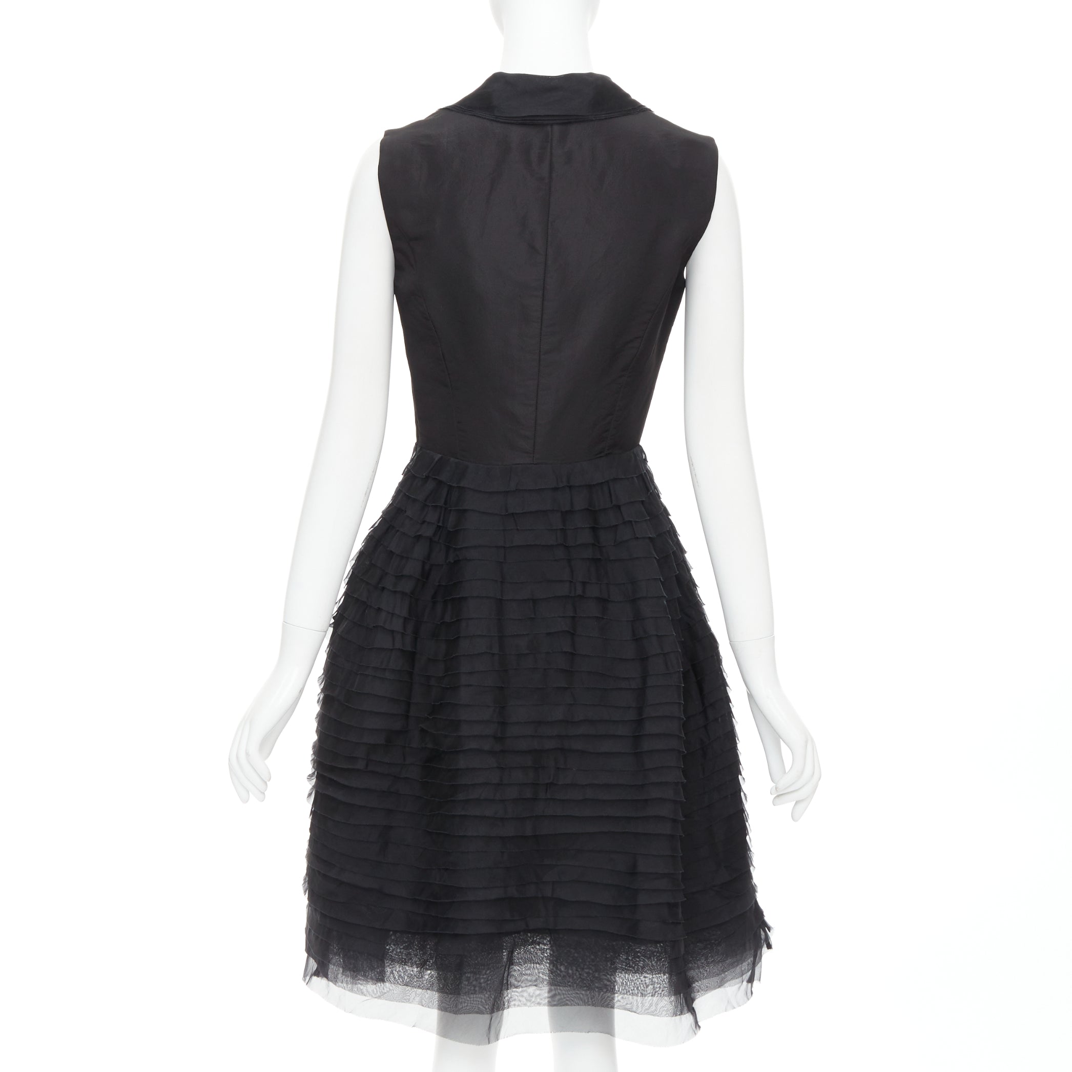 Oscar De La Renta Tiered Puff Dress - Side view