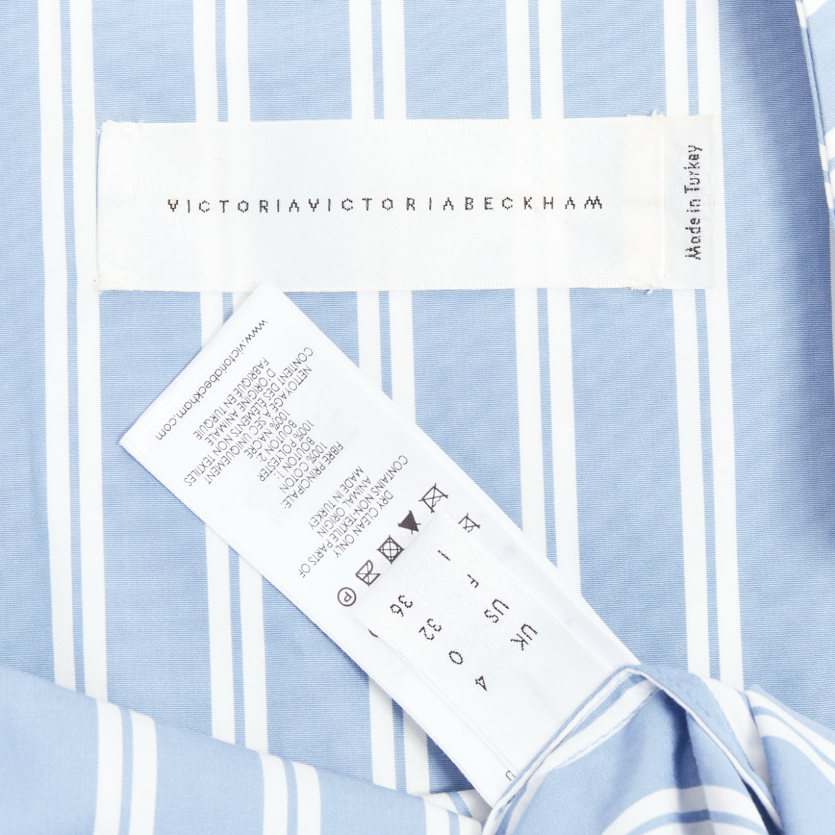 Victoria, Victoria Beckham Striped Shirt Dress - Image 10
