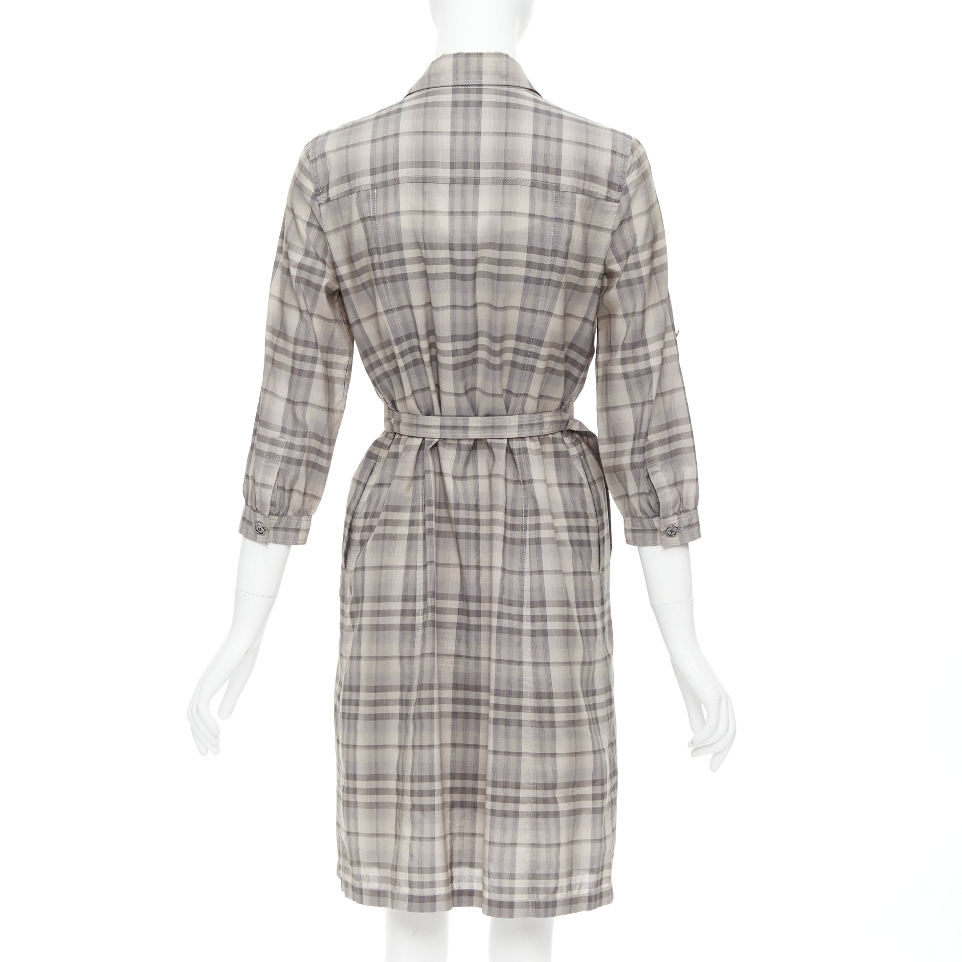 Burberry Cowhide Shirt Dress - Side view