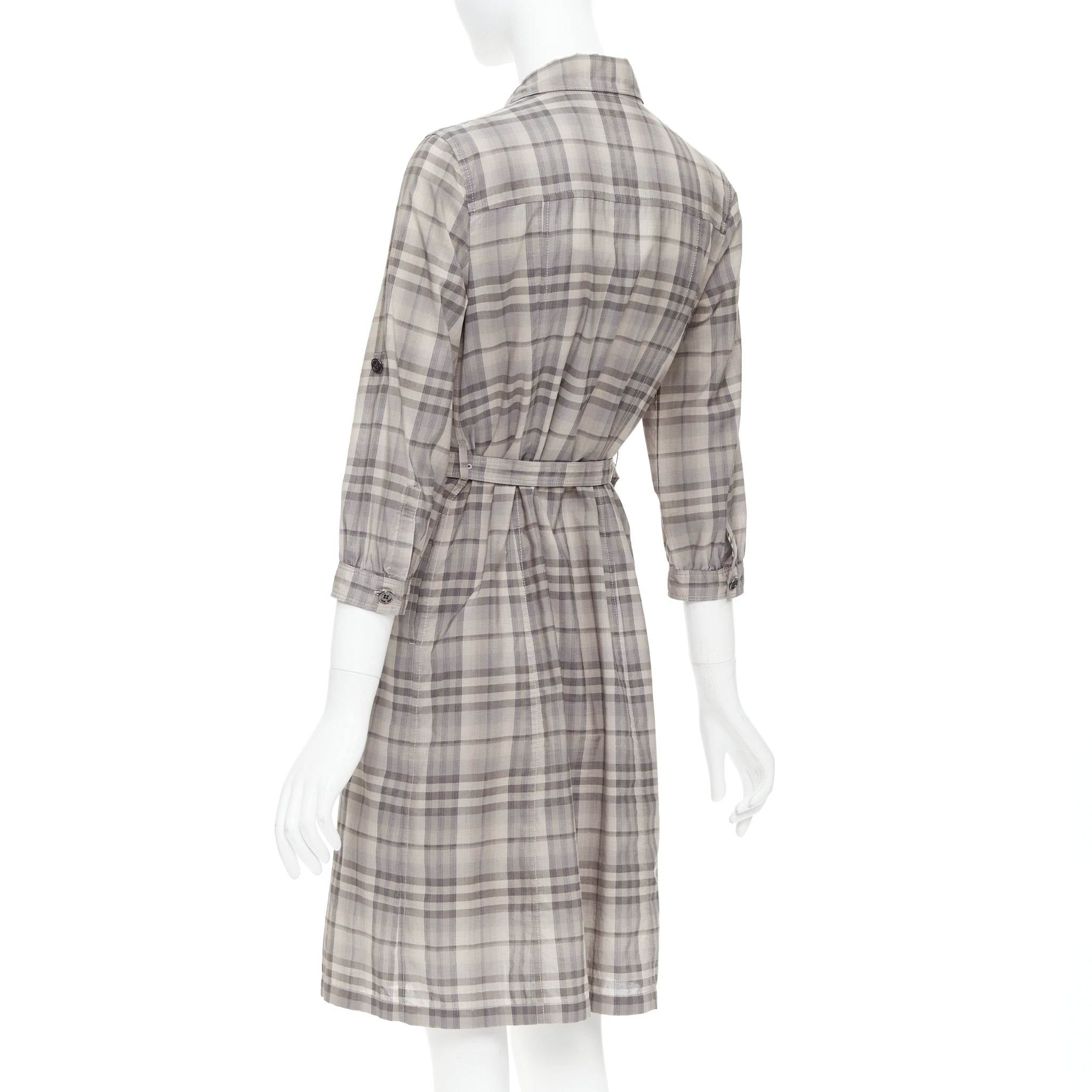 Burberry Cowhide Shirt Dress - Detail 1