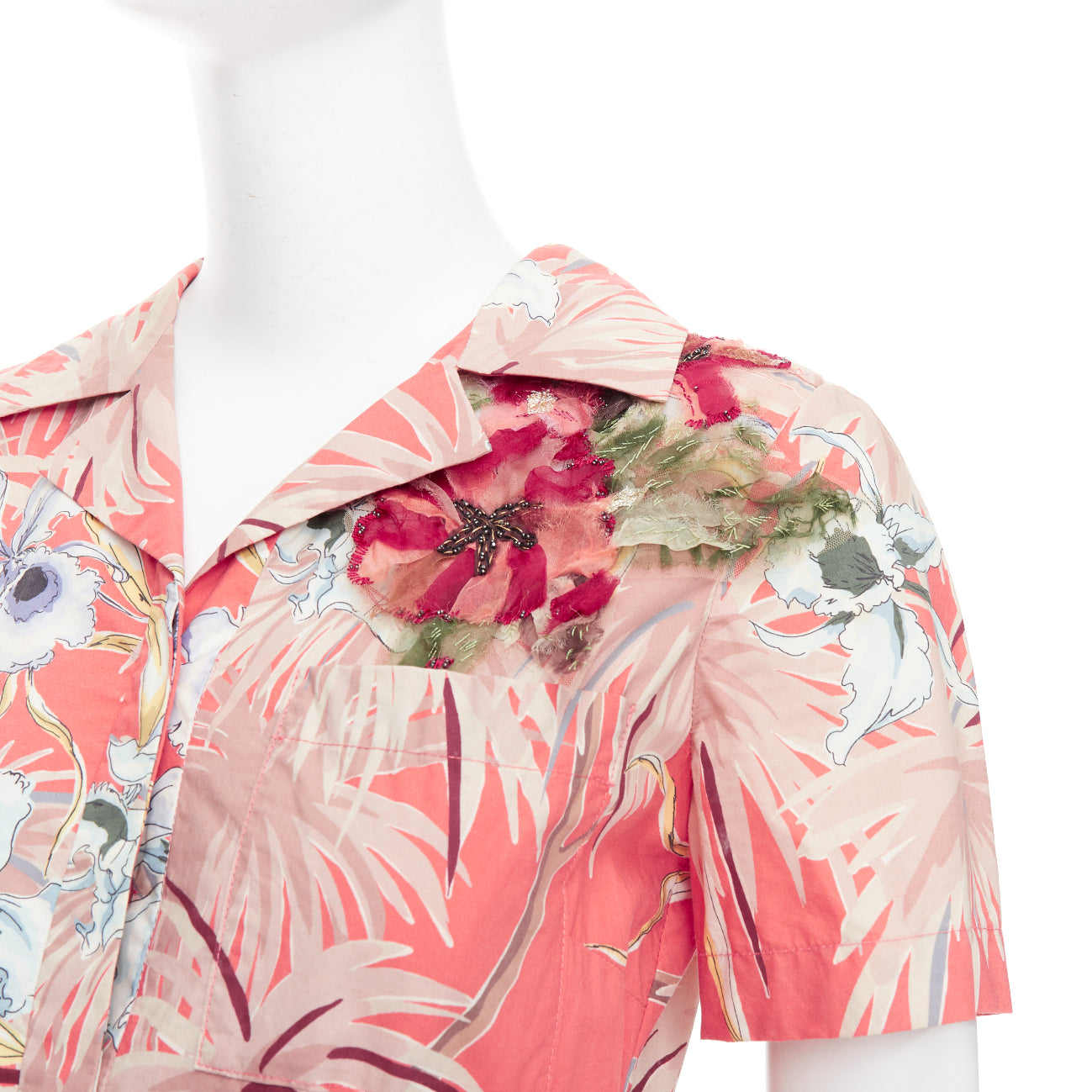 Valentino Garavani Tropical Applique Dress - Back view