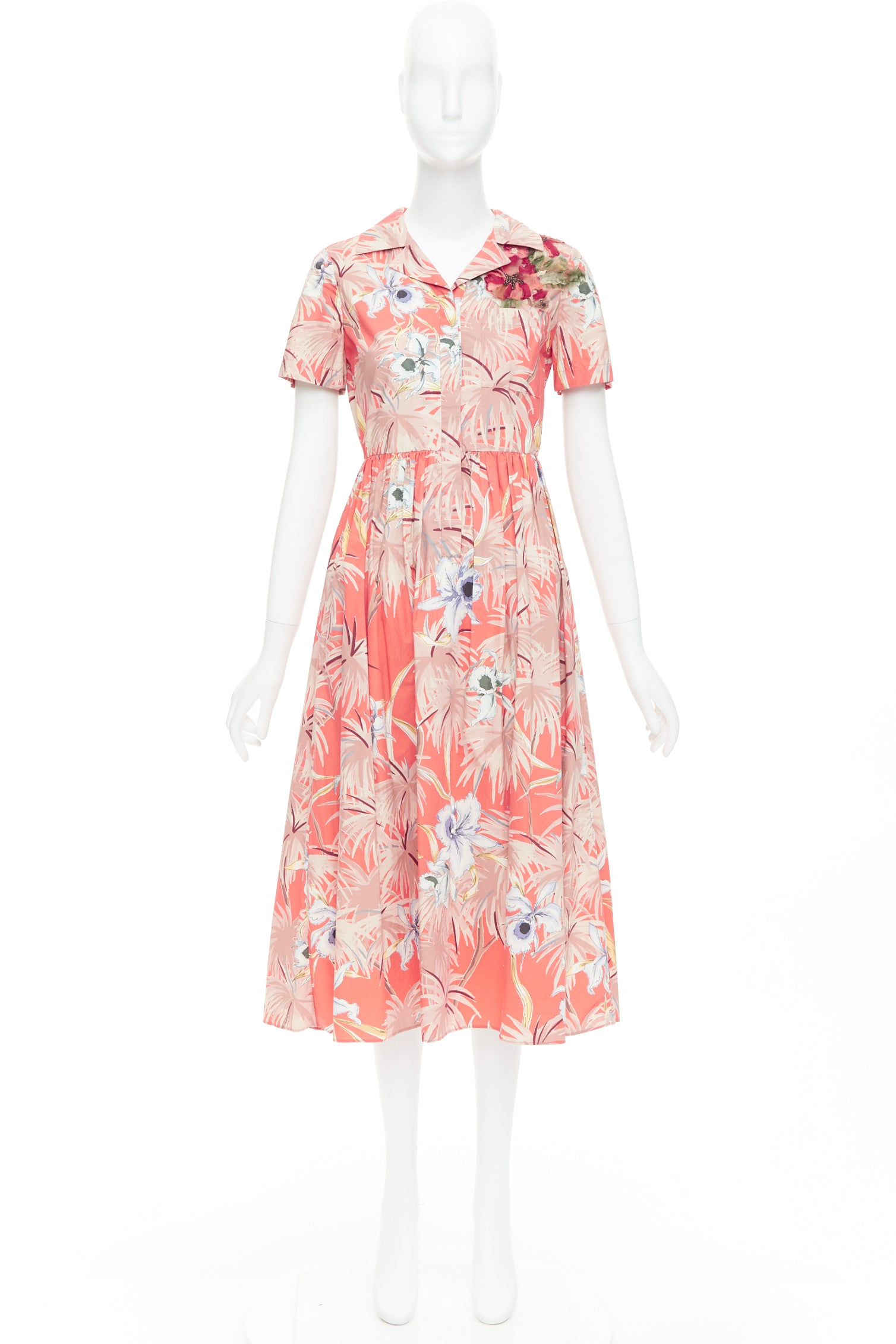 Valentino Garavani Tropical Applique Dress - Image 11