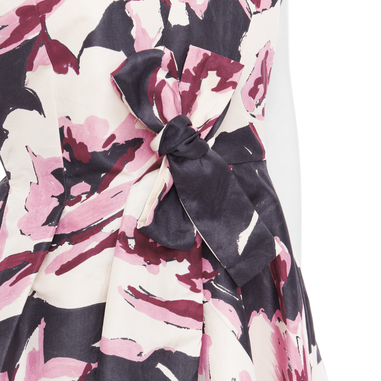 Dior Floral Tie Dress - Back view