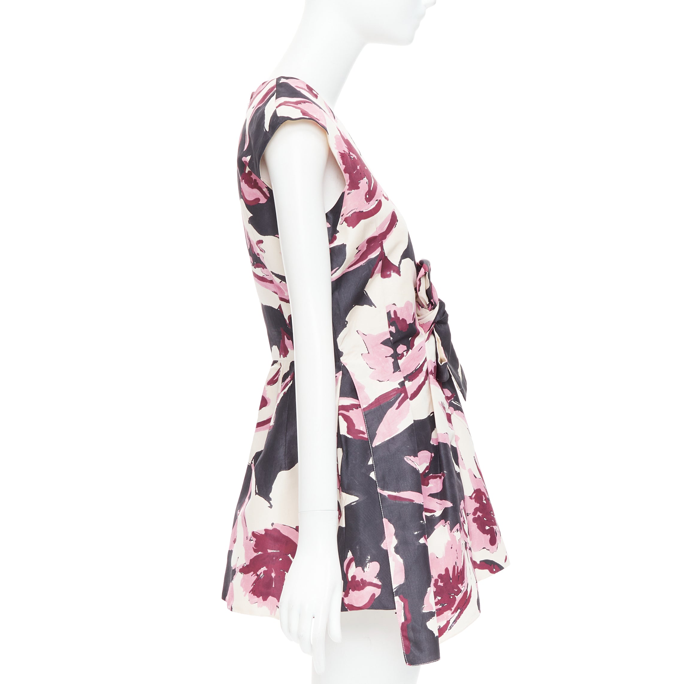 Dior Floral Tie Dress - 4